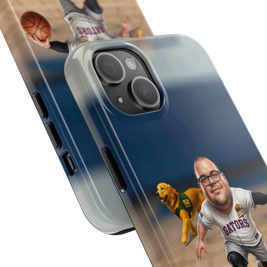 Caricature Basketball Player Phone Case | Custom Portrait Sports Design