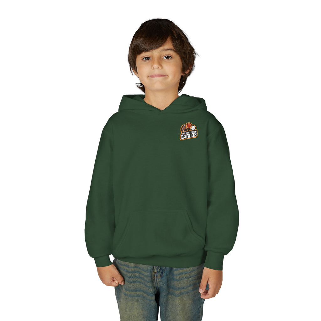 RollinwithCarlos Youth Heavy Blend Hooded Sweatshirt