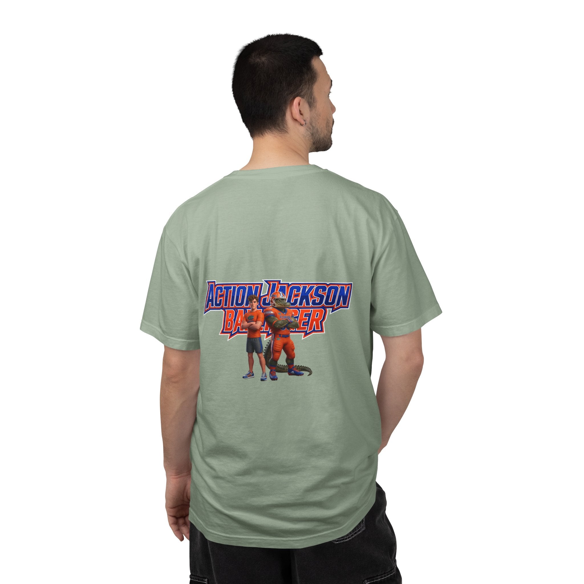 Action Jackson  T‑Shirt — Retro Team Graphic Tee
