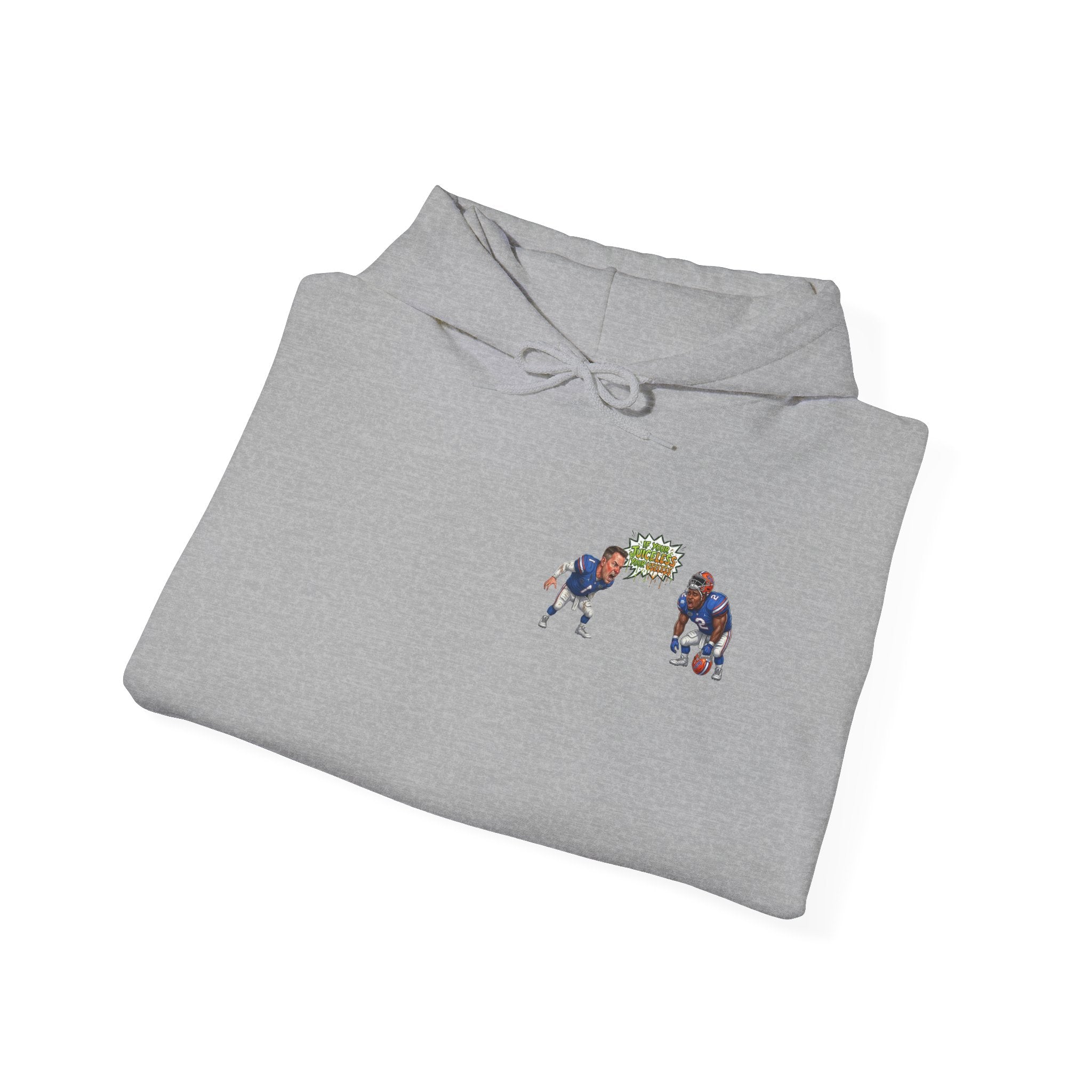 If Your Juiceless Your Useless Hoodie | Cartoon Characters, Retro Graphic