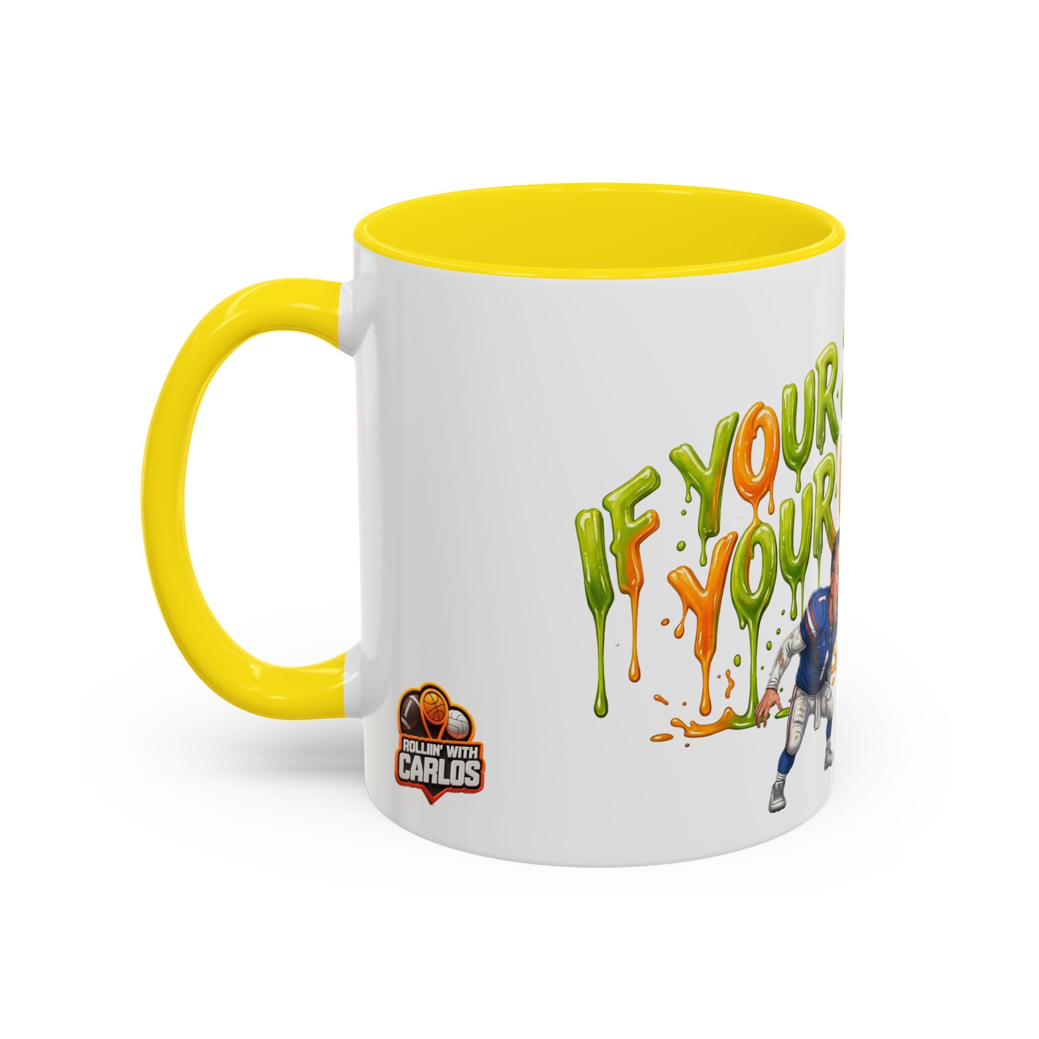 Your Juiceless, Your Useless Football Players Mug | Accent Coffee Mug