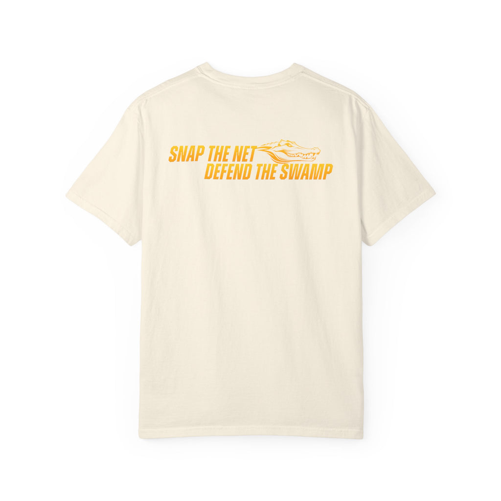 Snap the Net — 'Defend the Swamp' Basketball T-Shirt