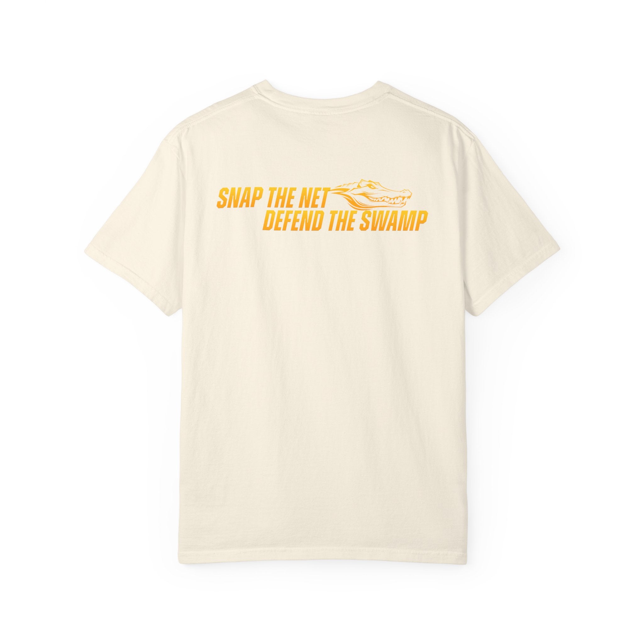Snap the Net — 'Defend the Swamp' Basketball T-Shirt