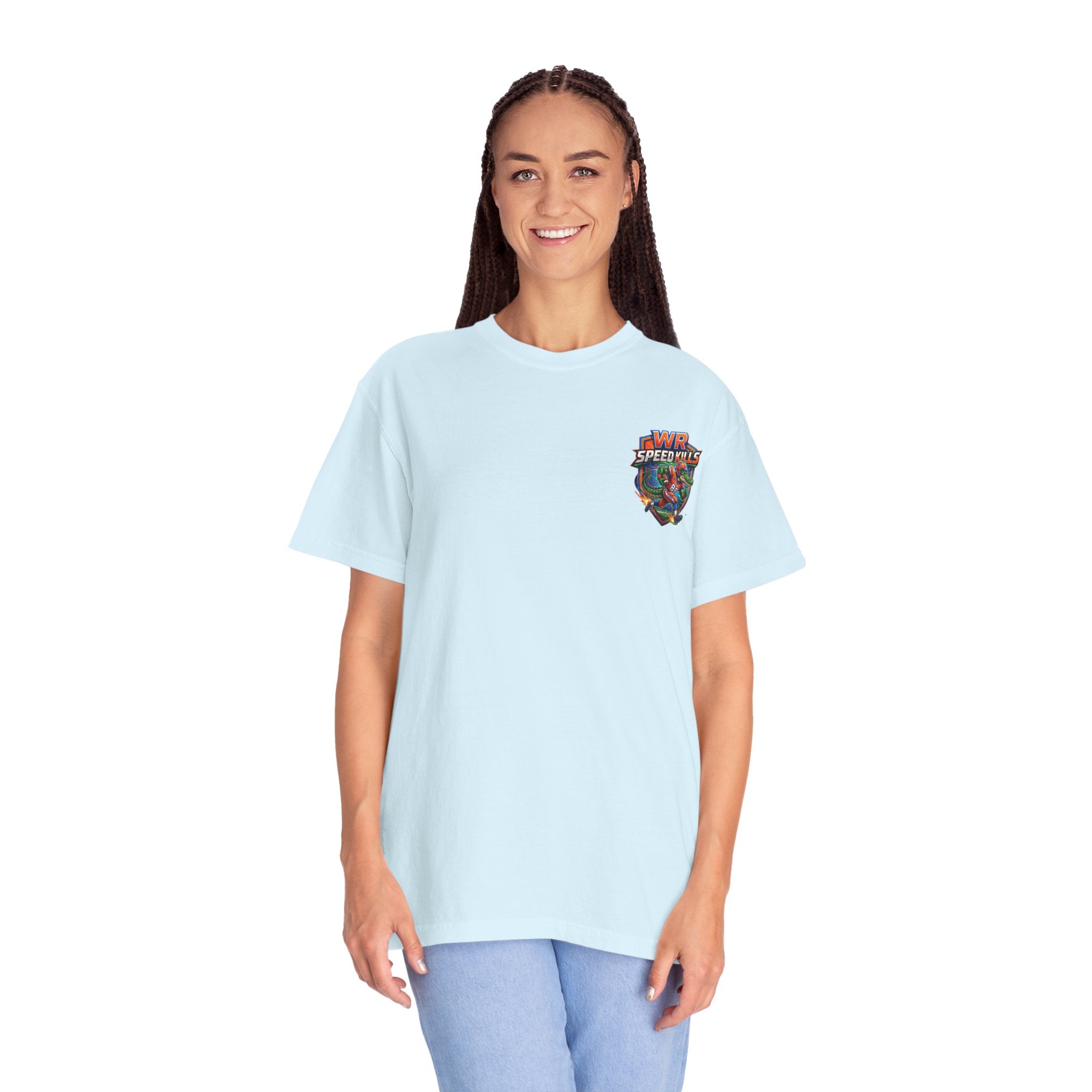 T-Shirt — 'WR Speed Kills' Racing Football Graphic Tee