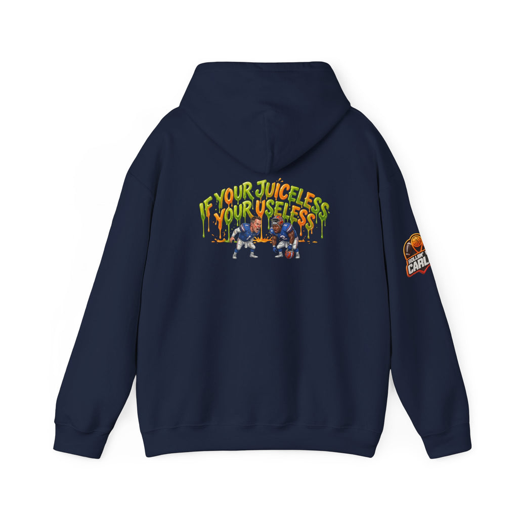 If Your Juiceless Your Useless Hoodie | Cartoon Characters, Retro Graphic
