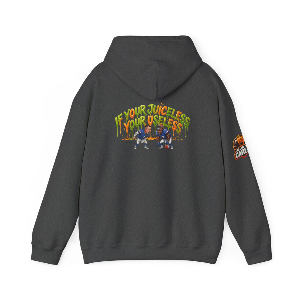 If Your Juiceless Your Useless Hoodie | Cartoon Characters, Retro Graphic