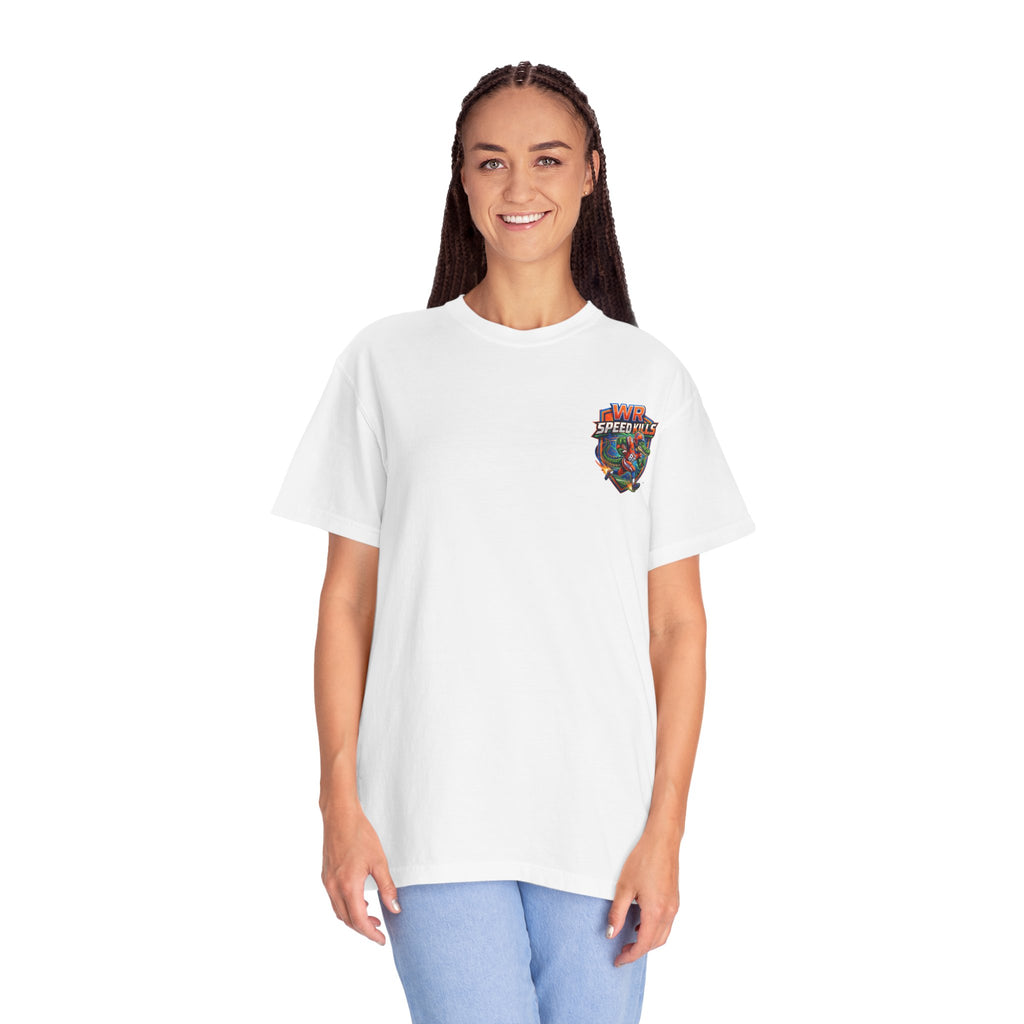 T-Shirt — 'WR Speed Kills' Racing Football Graphic Tee