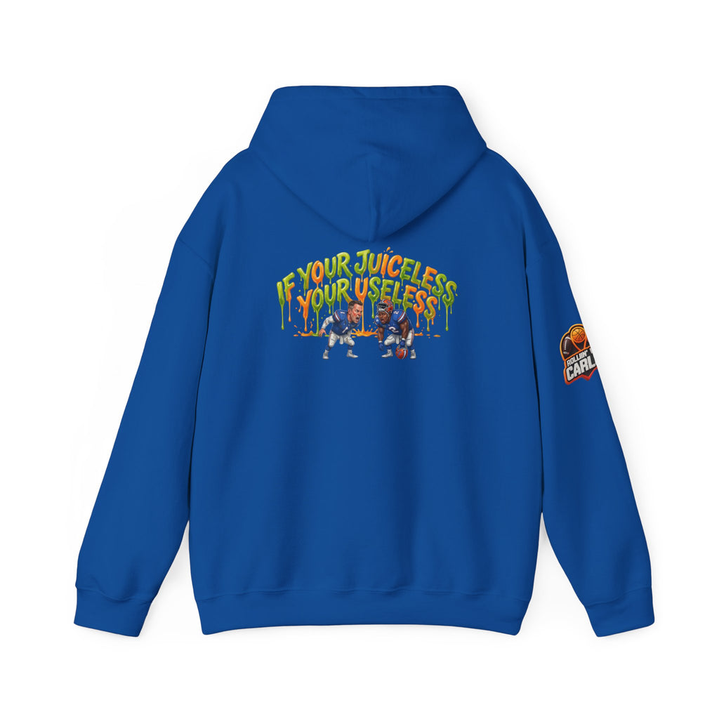 If Your Juiceless Your Useless Hoodie | Cartoon Characters, Retro Graphic