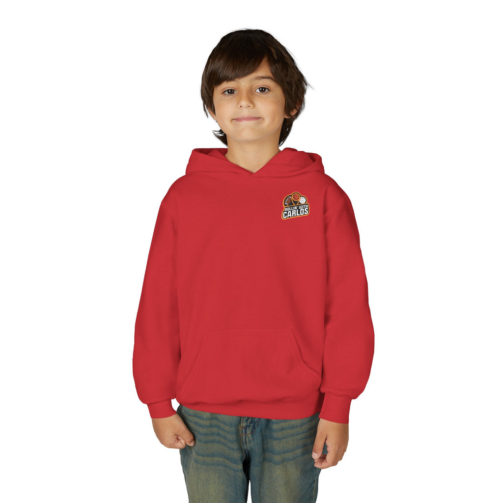RollinwithCarlos Youth Heavy Blend Hooded Sweatshirt