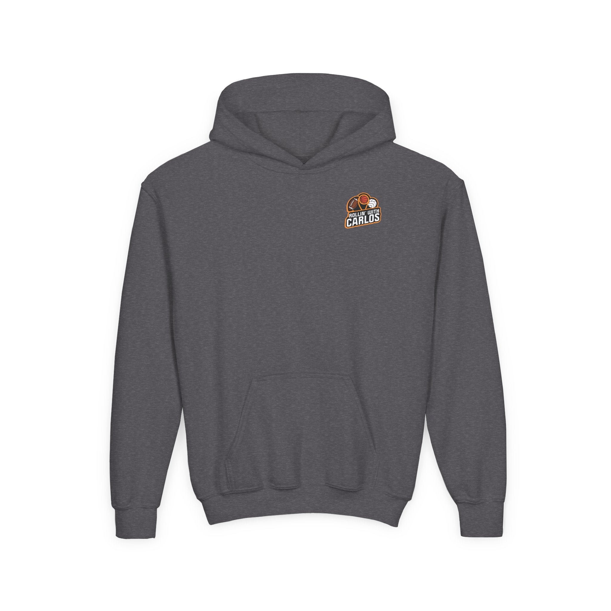 RollinwithCarlos Youth Heavy Blend Hooded Sweatshirt