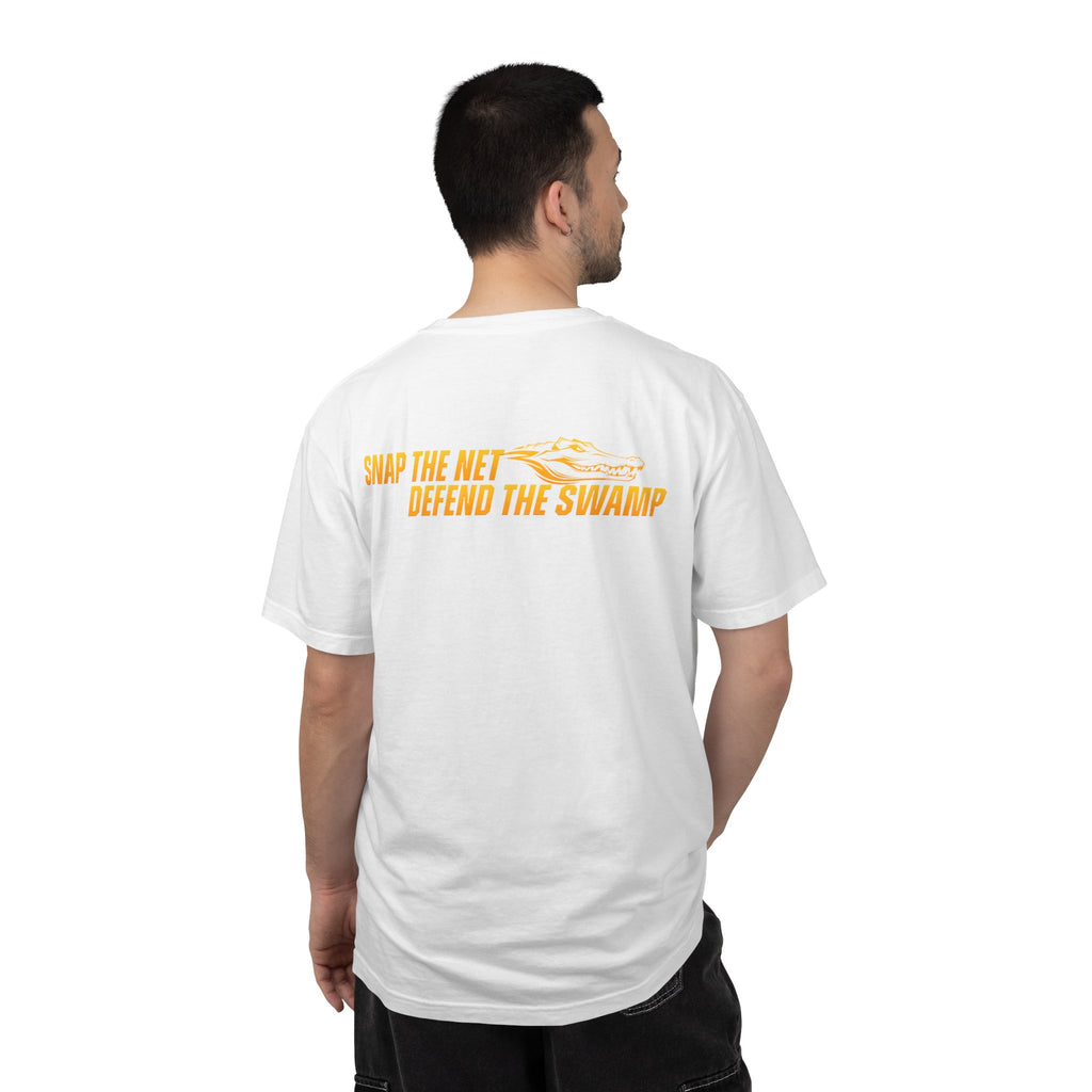 Snap the Net — 'Defend the Swamp' Basketball T-Shirt