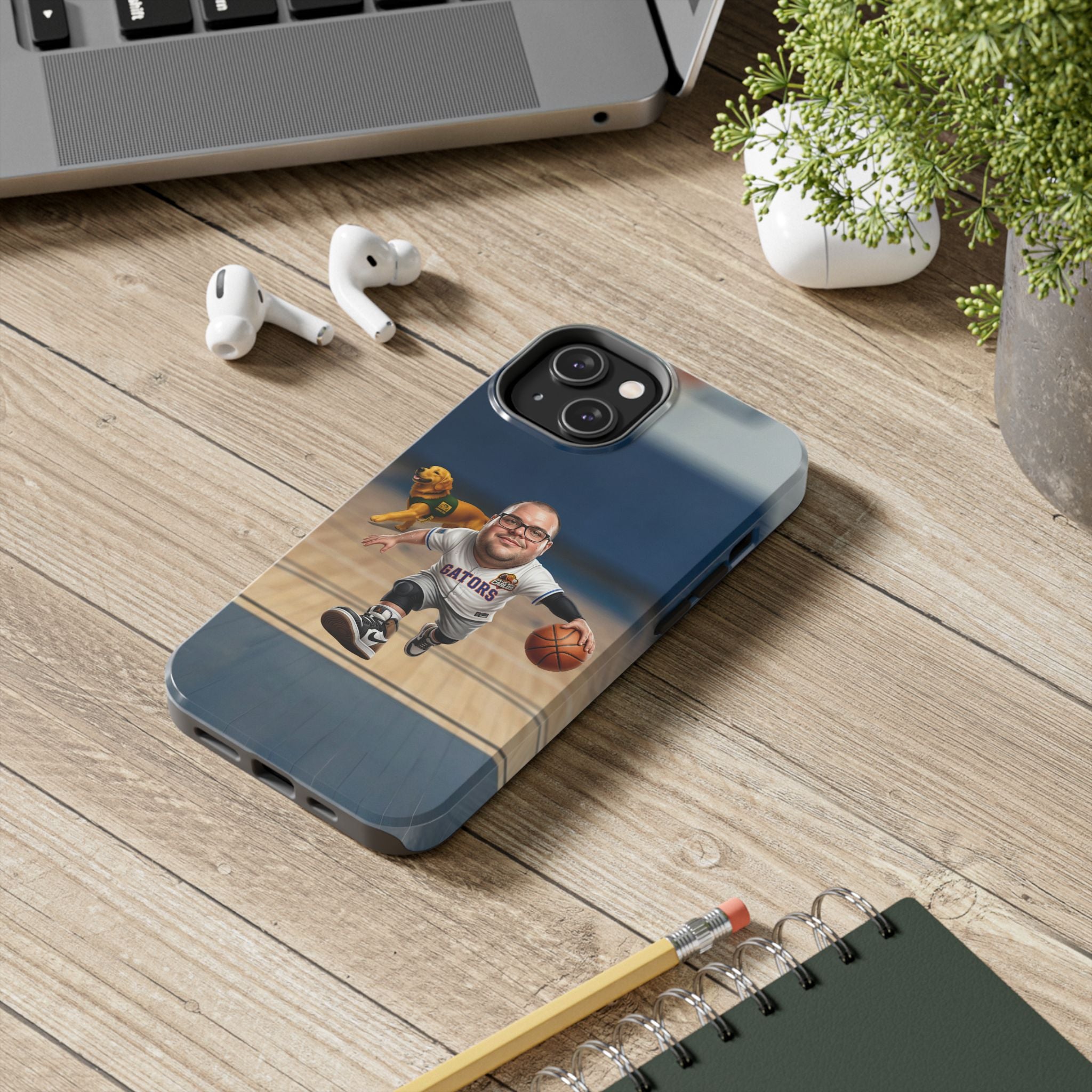 Caricature Basketball Player Phone Case | Custom Portrait Sports Design