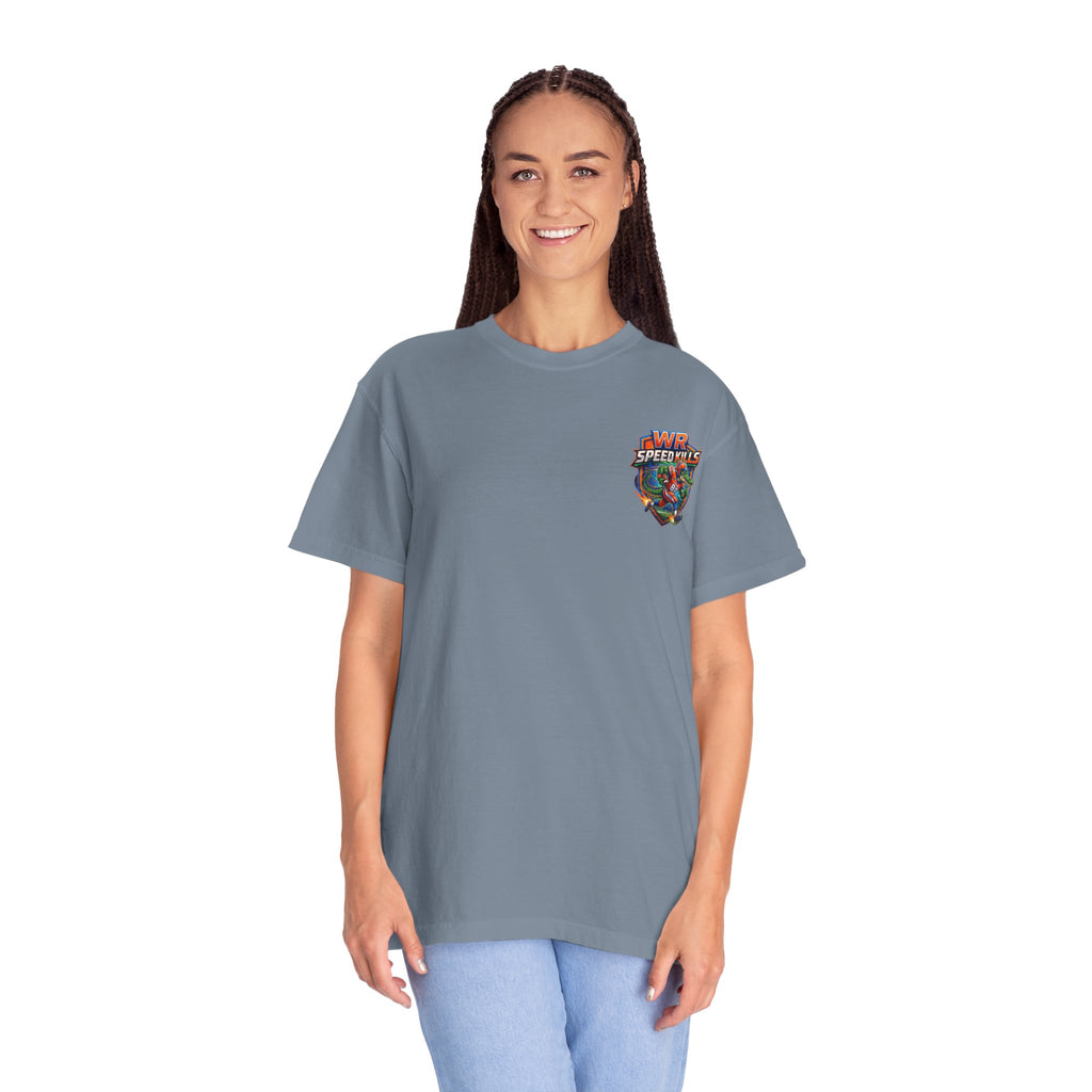 T-Shirt — 'WR Speed Kills' Racing Football Graphic Tee