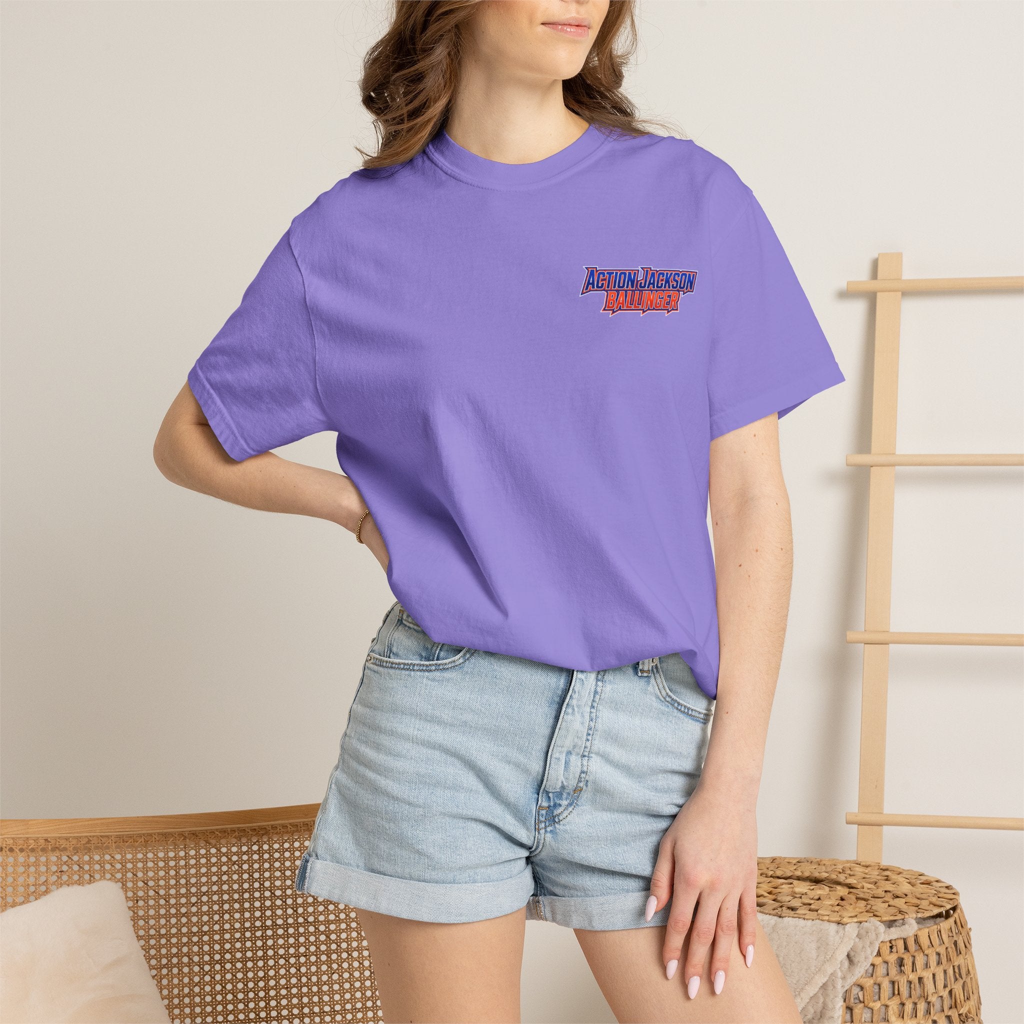 Action Jackson  T‑Shirt — Retro Team Graphic Tee