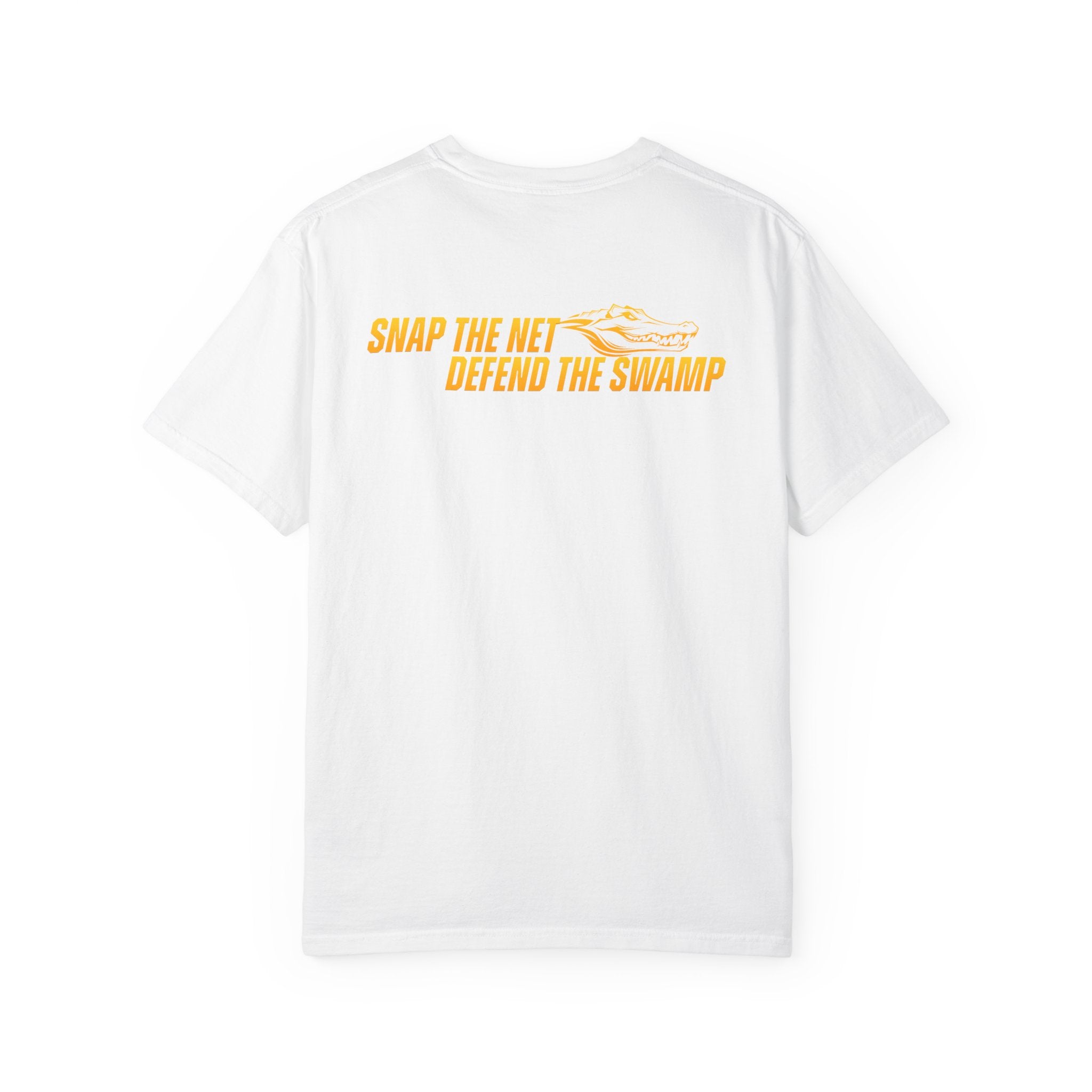 Snap the Net — 'Defend the Swamp' Basketball T-Shirt