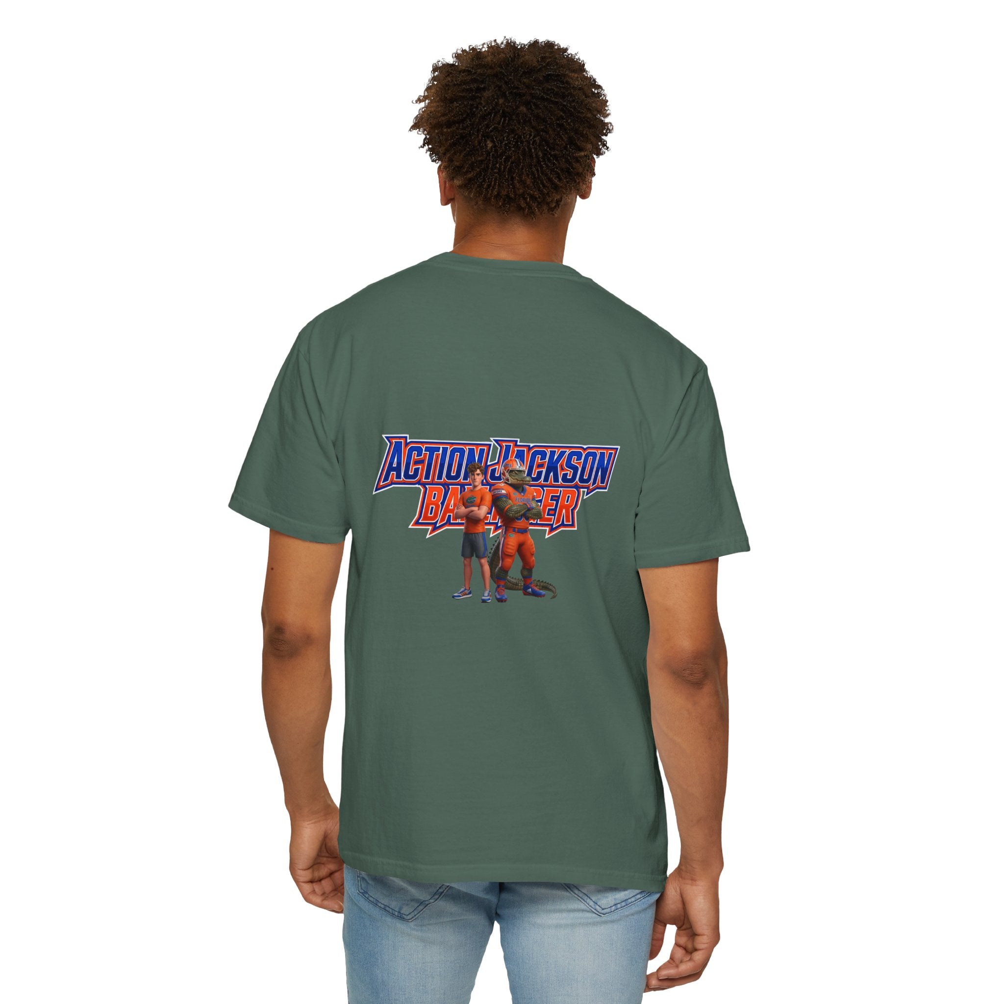 Action Jackson  T‑Shirt — Retro Team Graphic Tee