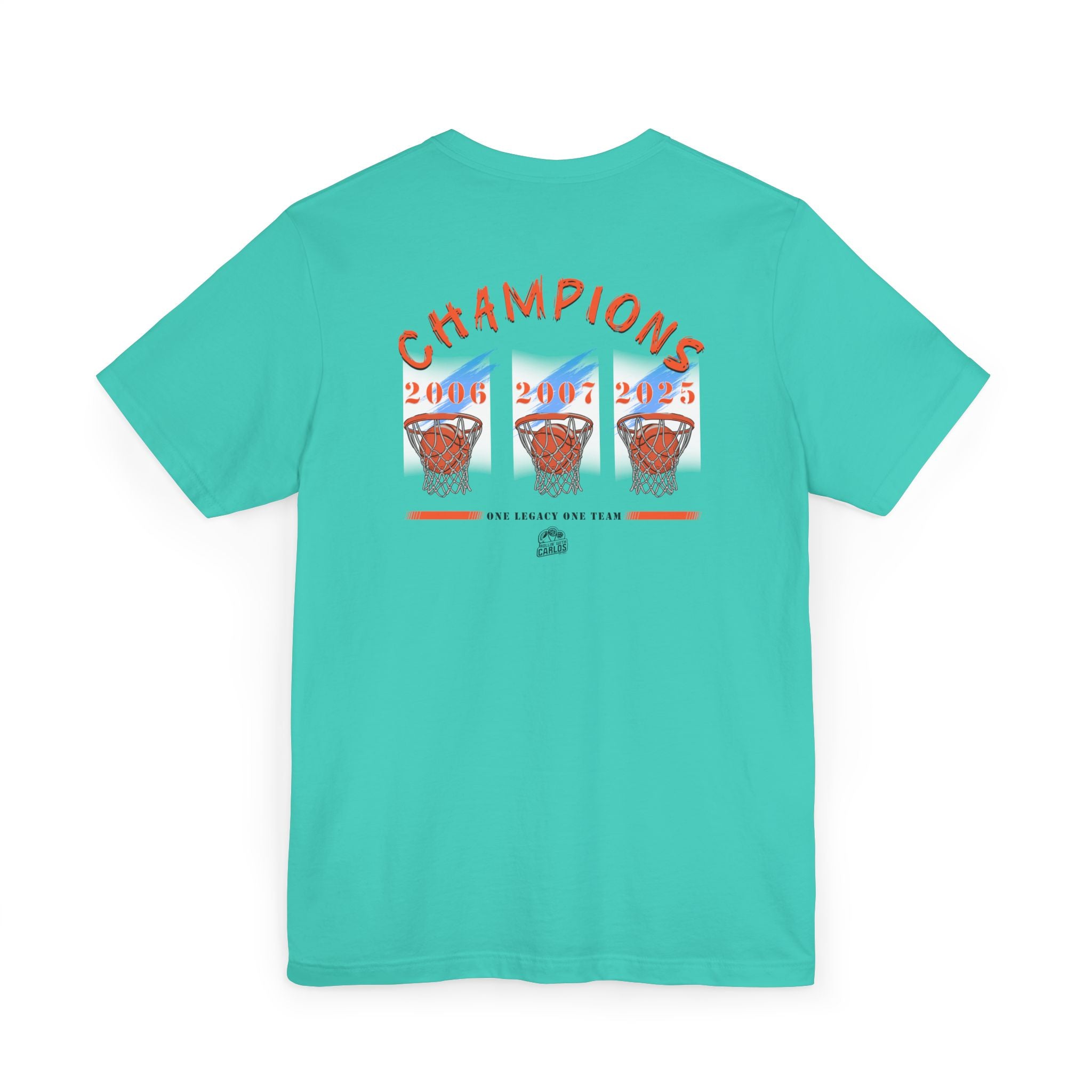 Champions Basketball Tee — Retro 2006 • 2007 • 2025 Hoop Design