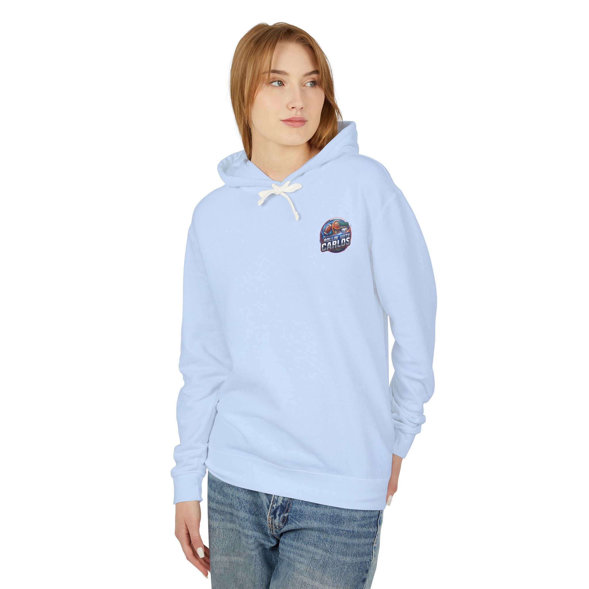 Hoodie • Rollin' with Carlos Vintage Racing Graphic Lightweight Hoodie