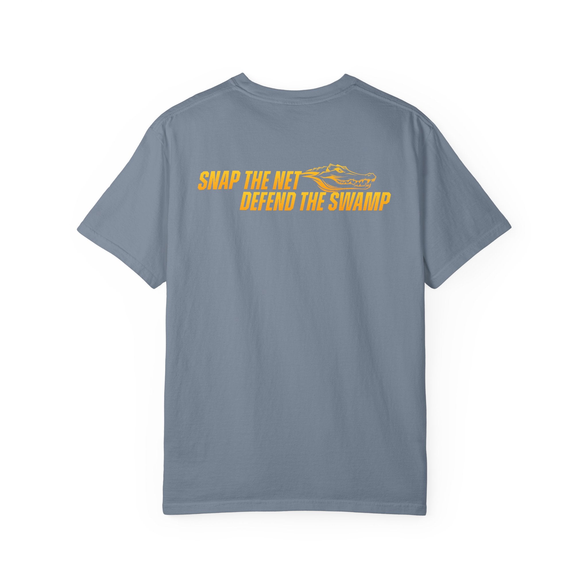 Snap the Net — 'Defend the Swamp' Basketball T-Shirt