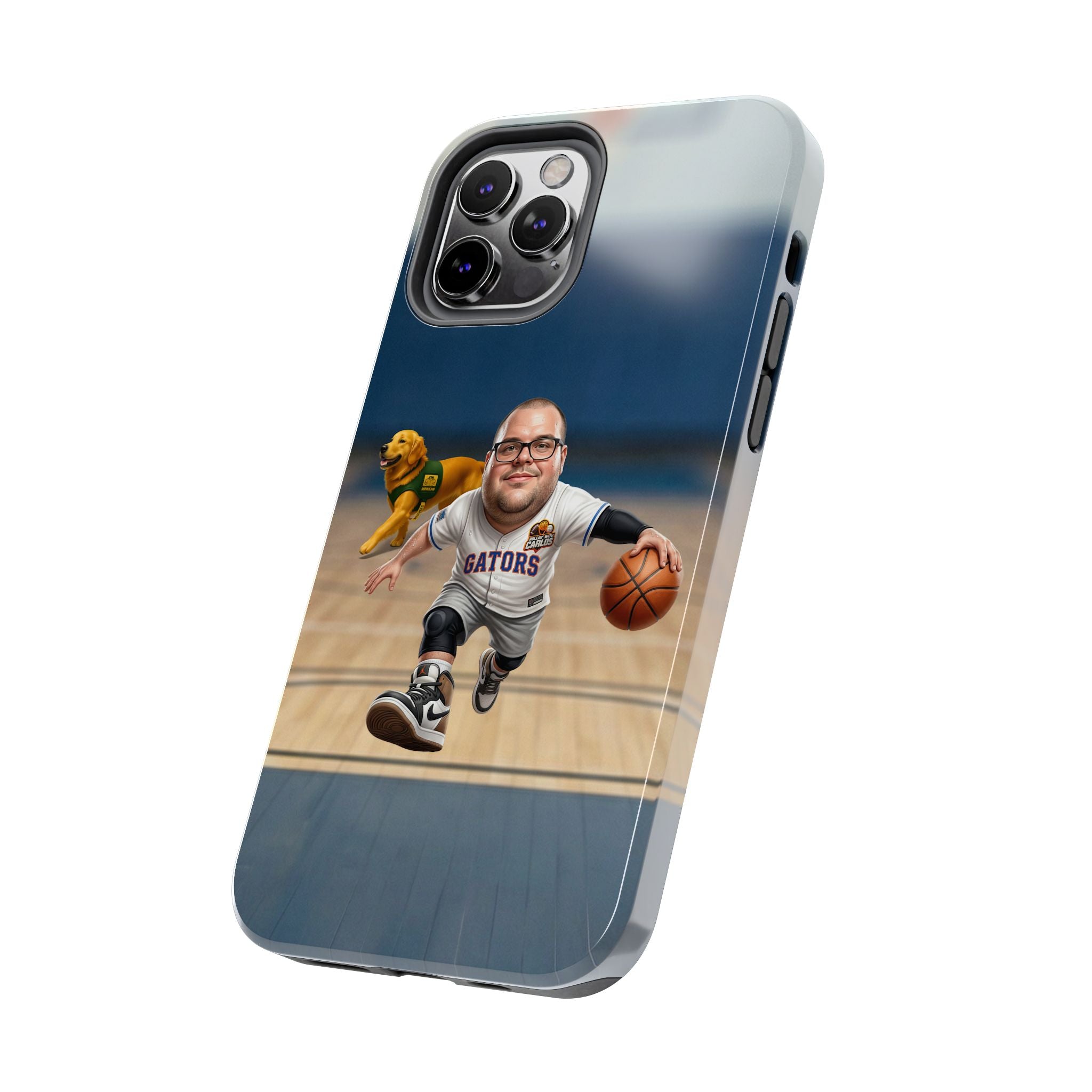 Caricature Basketball Player Phone Case | Custom Portrait Sports Design