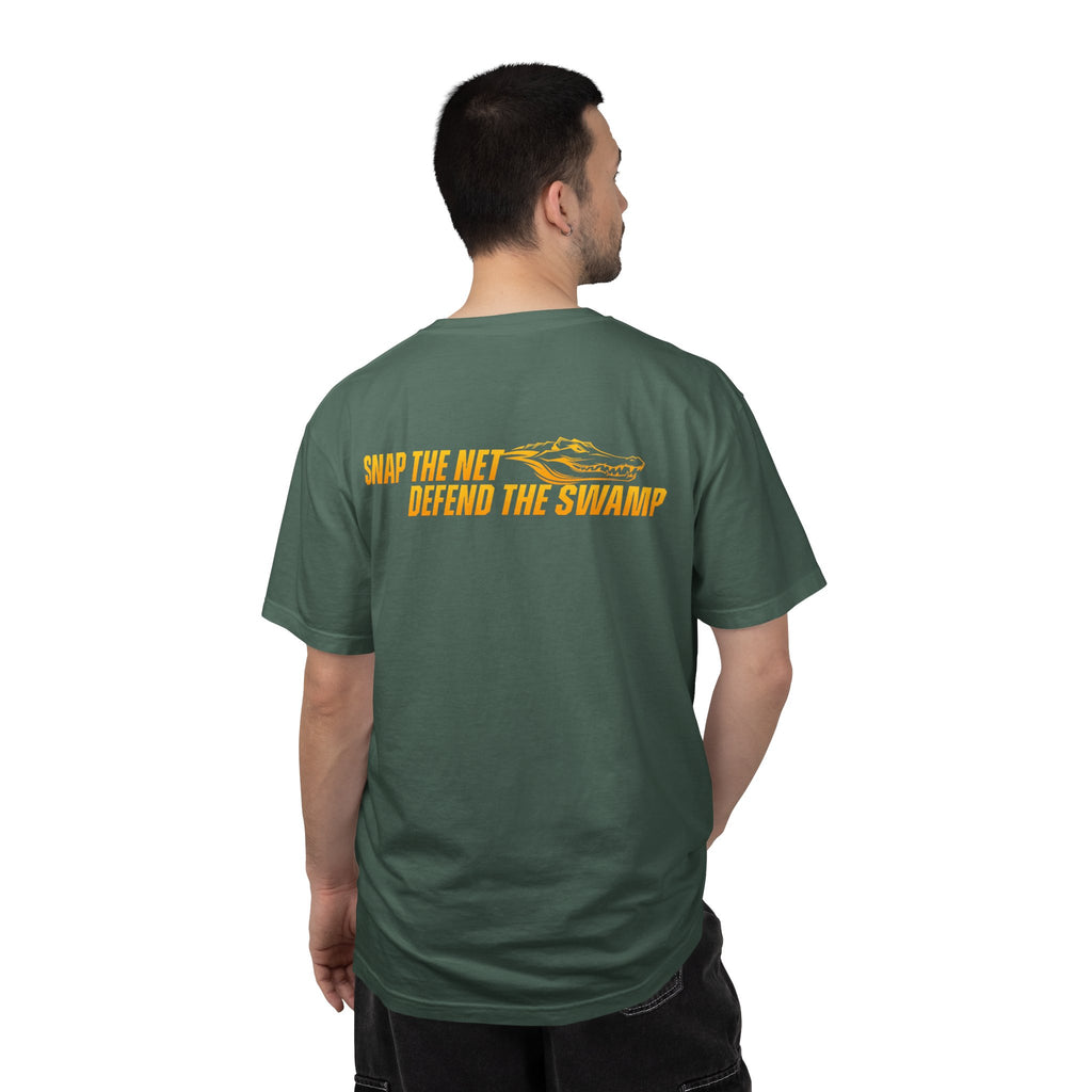 Snap the Net — 'Defend the Swamp' Basketball T-Shirt