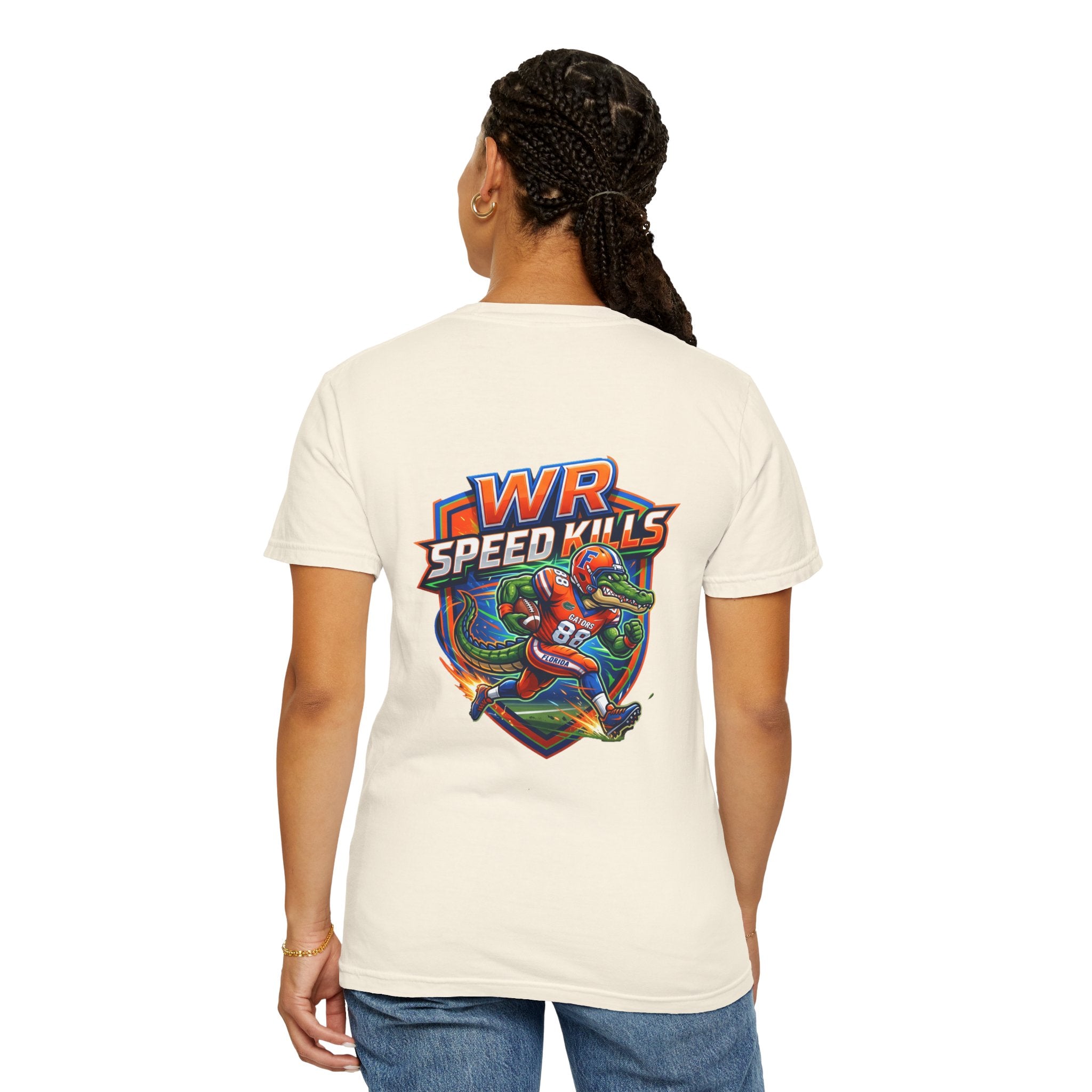 T-Shirt — 'WR Speed Kills' Racing Football Graphic Tee
