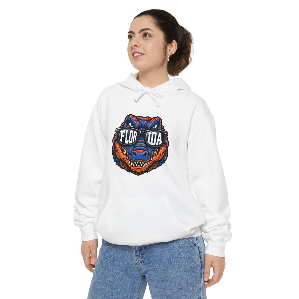 Florida Gator Vintage-Style Hoodie — Retro Alligator Pullover