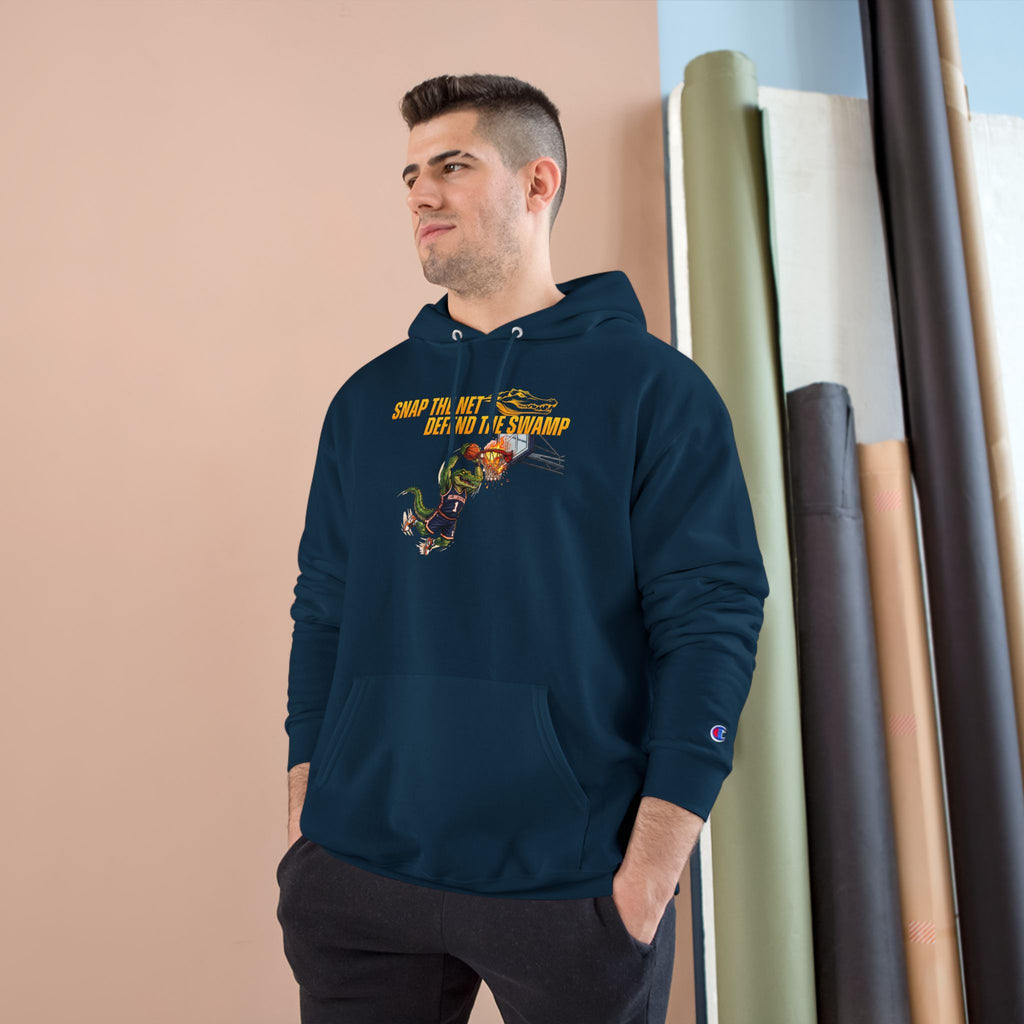 Basketball Hoodie — Snap the Net — 'Defend the Swamp' Basketball