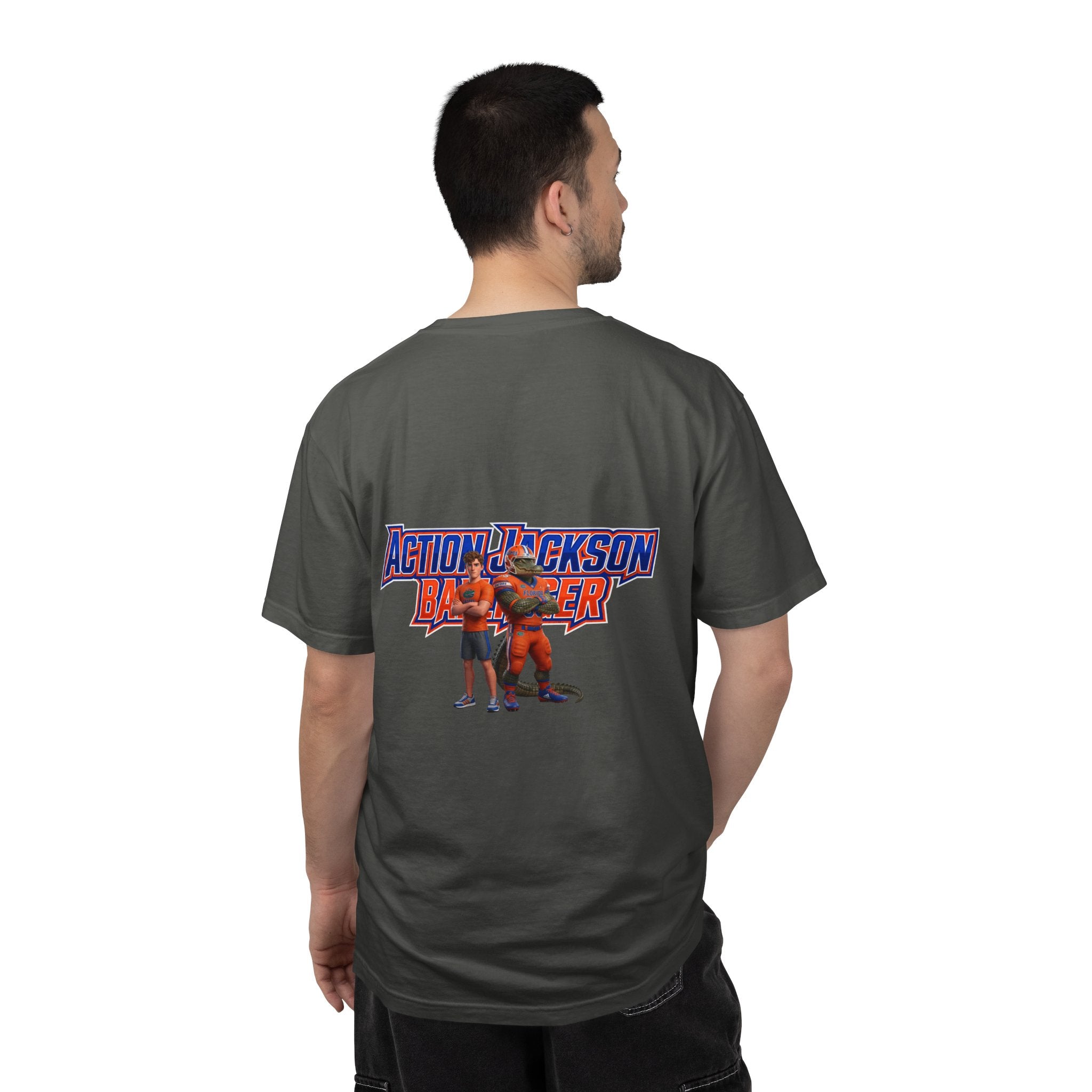 Action Jackson  T‑Shirt — Retro Team Graphic Tee