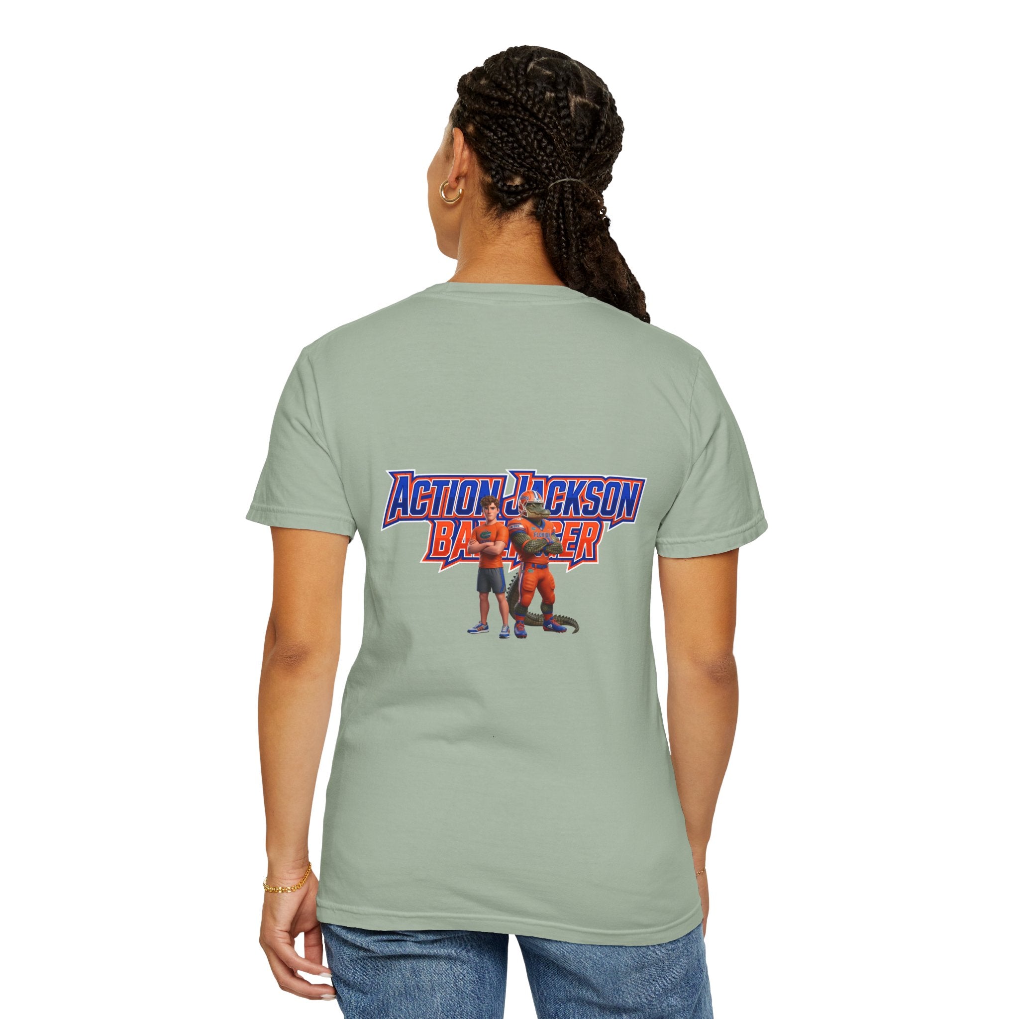 Action Jackson  T‑Shirt — Retro Team Graphic Tee