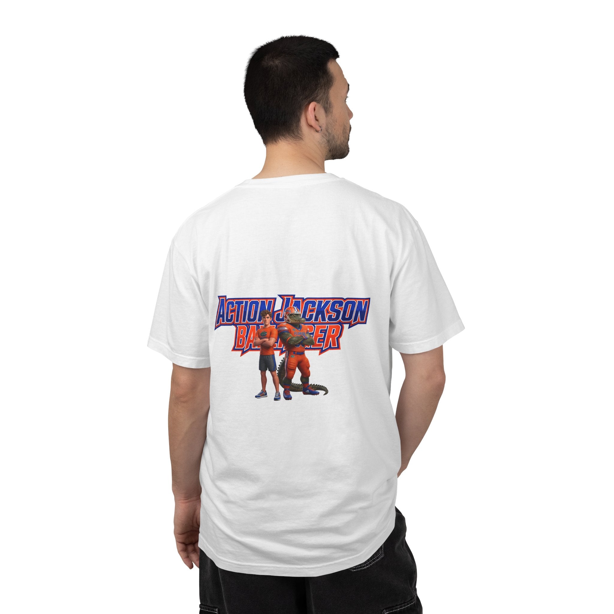 Action Jackson  T‑Shirt — Retro Team Graphic Tee