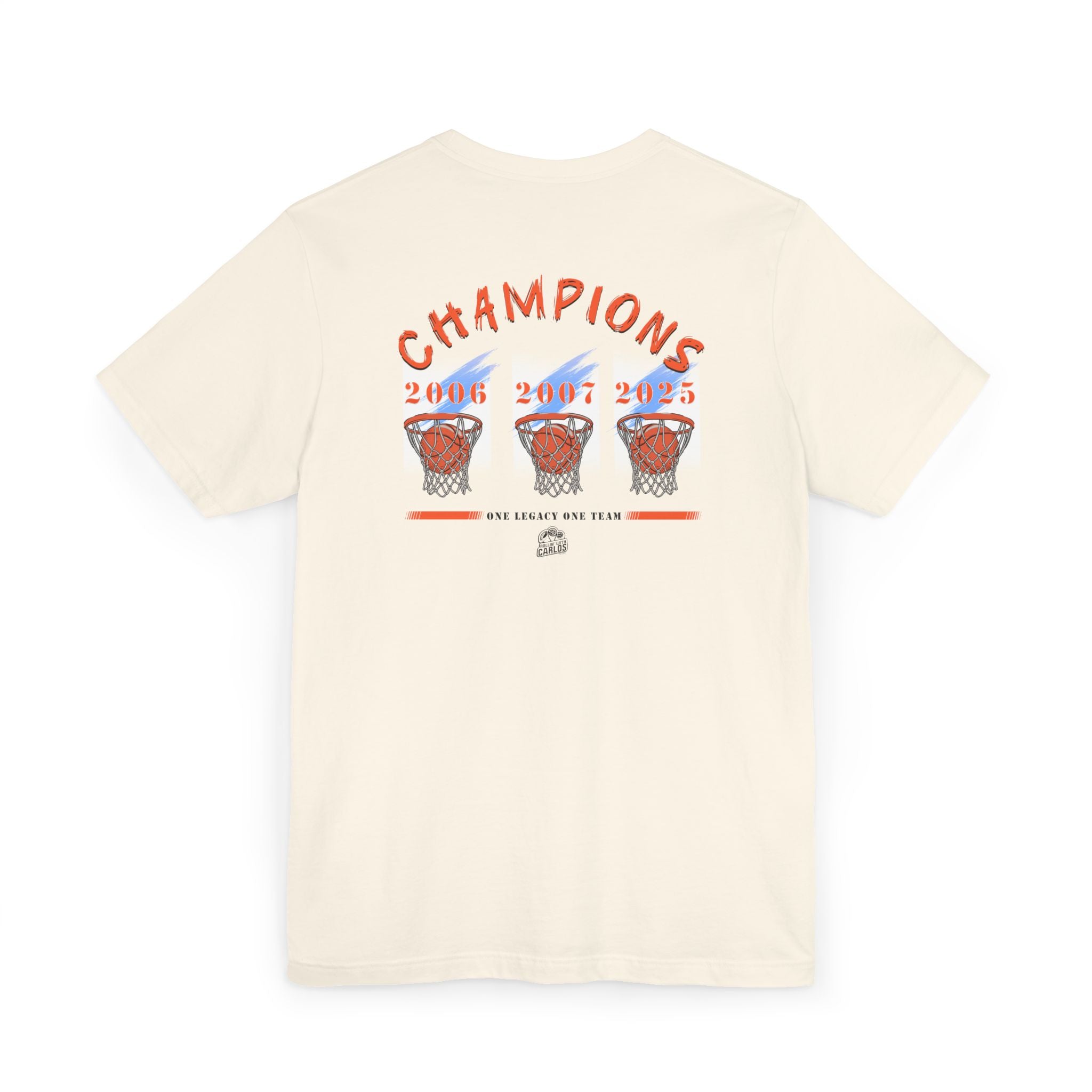 Champions Basketball Tee — Retro 2006 • 2007 • 2025 Hoop Design