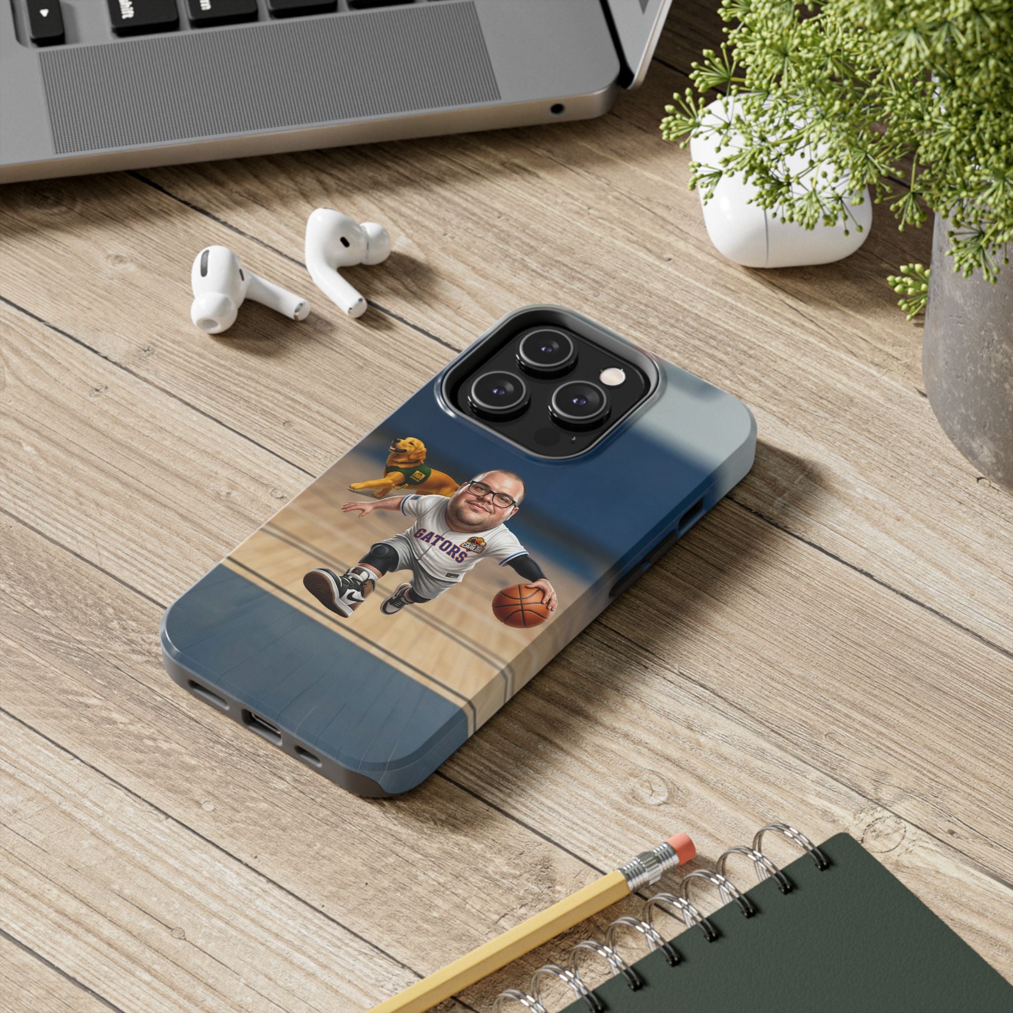 Caricature Basketball Player Phone Case | Custom Portrait Sports Design