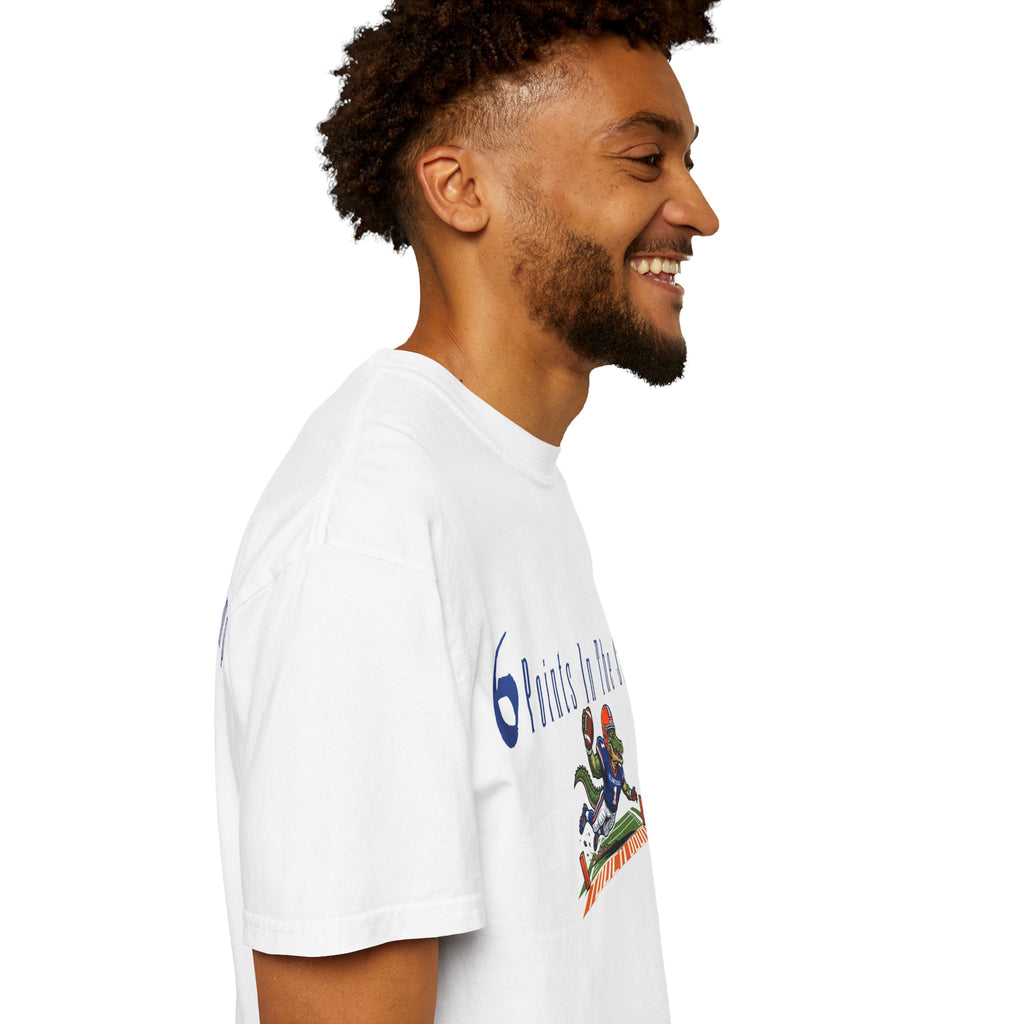 T-Shirt — "6 Points in the Swamp" Football Gator Graphic