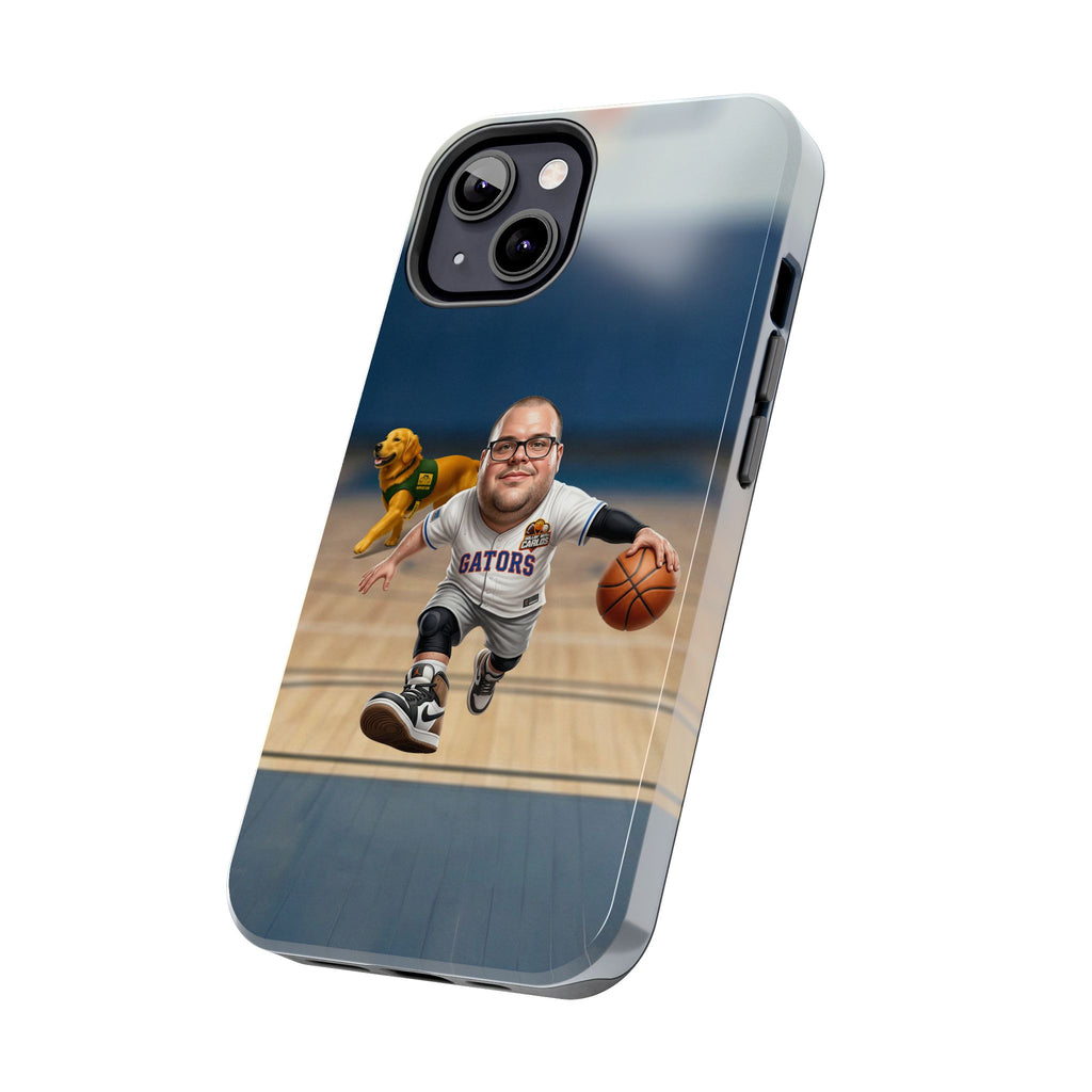 Caricature Basketball Player Phone Case | Custom Portrait Sports Design