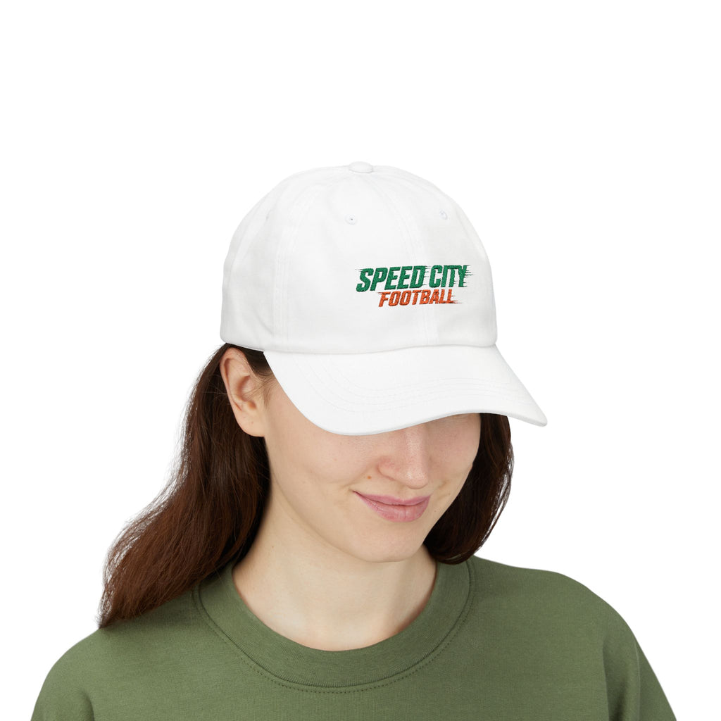 phins Speed City Football Classic Dad Cap — Embroidered Team Baseball Hat