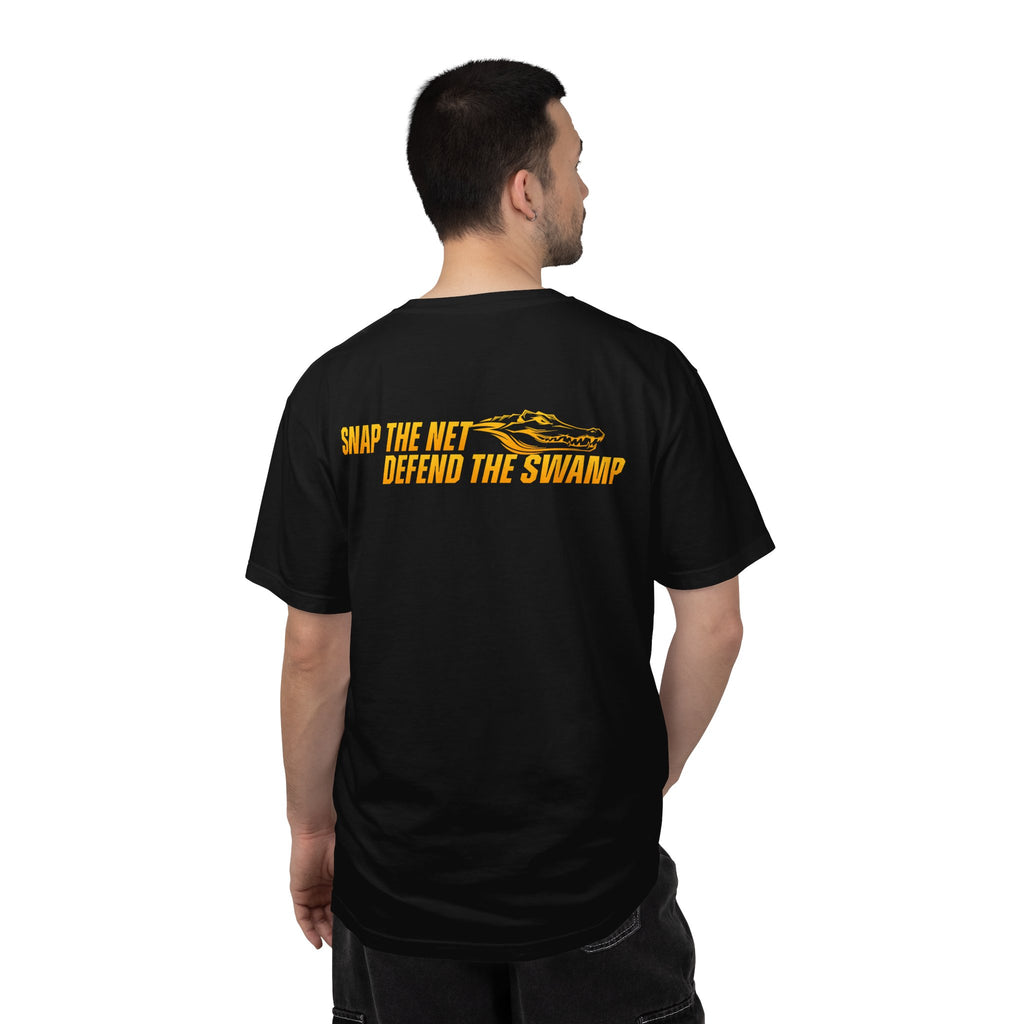 Snap the Net — 'Defend the Swamp' Basketball T-Shirt