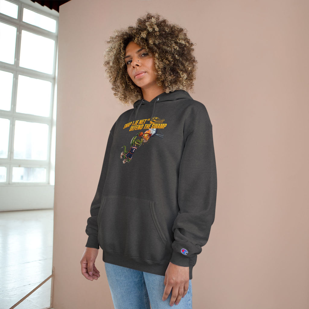 Basketball Hoodie — Snap the Net — 'Defend the Swamp' Basketball