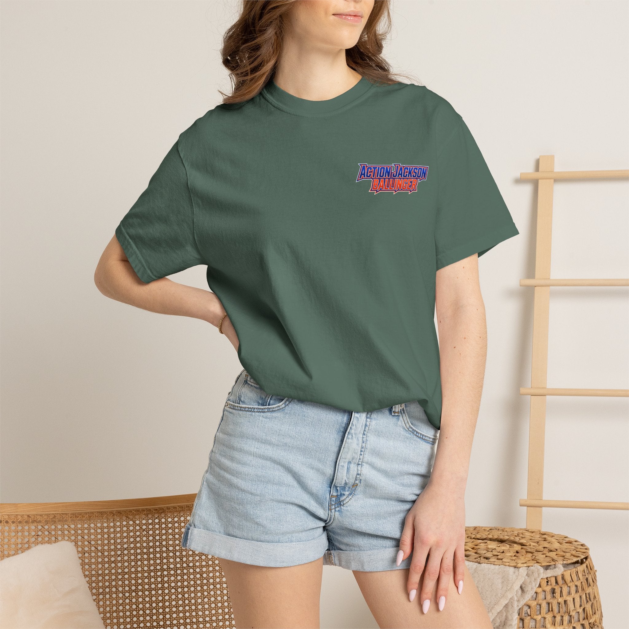 Action Jackson  T‑Shirt — Retro Team Graphic Tee