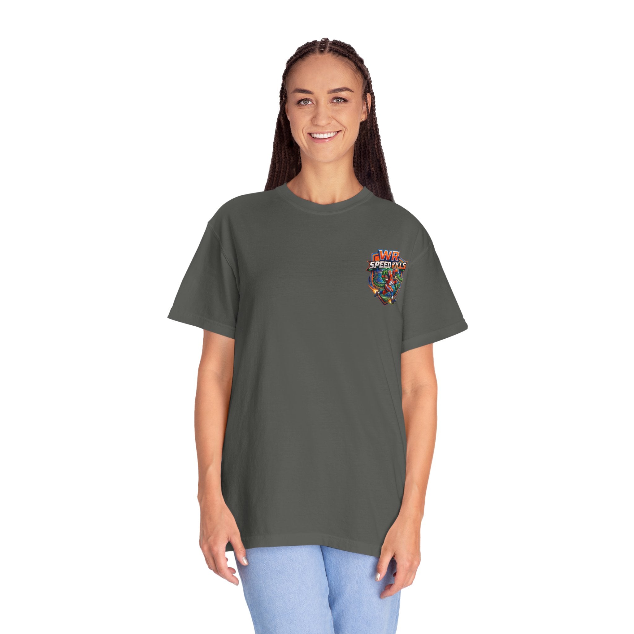 T-Shirt — 'WR Speed Kills' Racing Football Graphic Tee