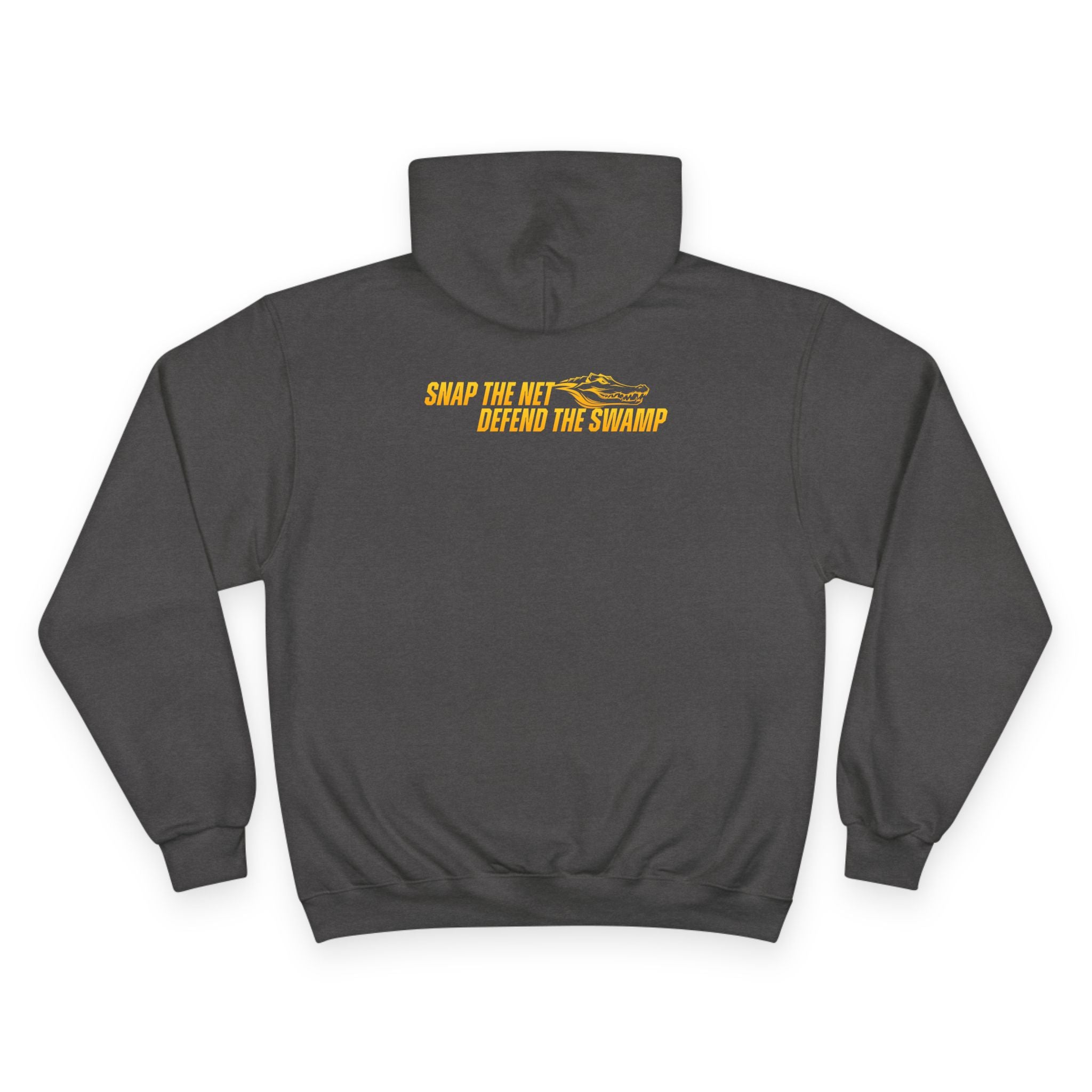 Basketball Hoodie — Snap the Net — 'Defend the Swamp' Basketball