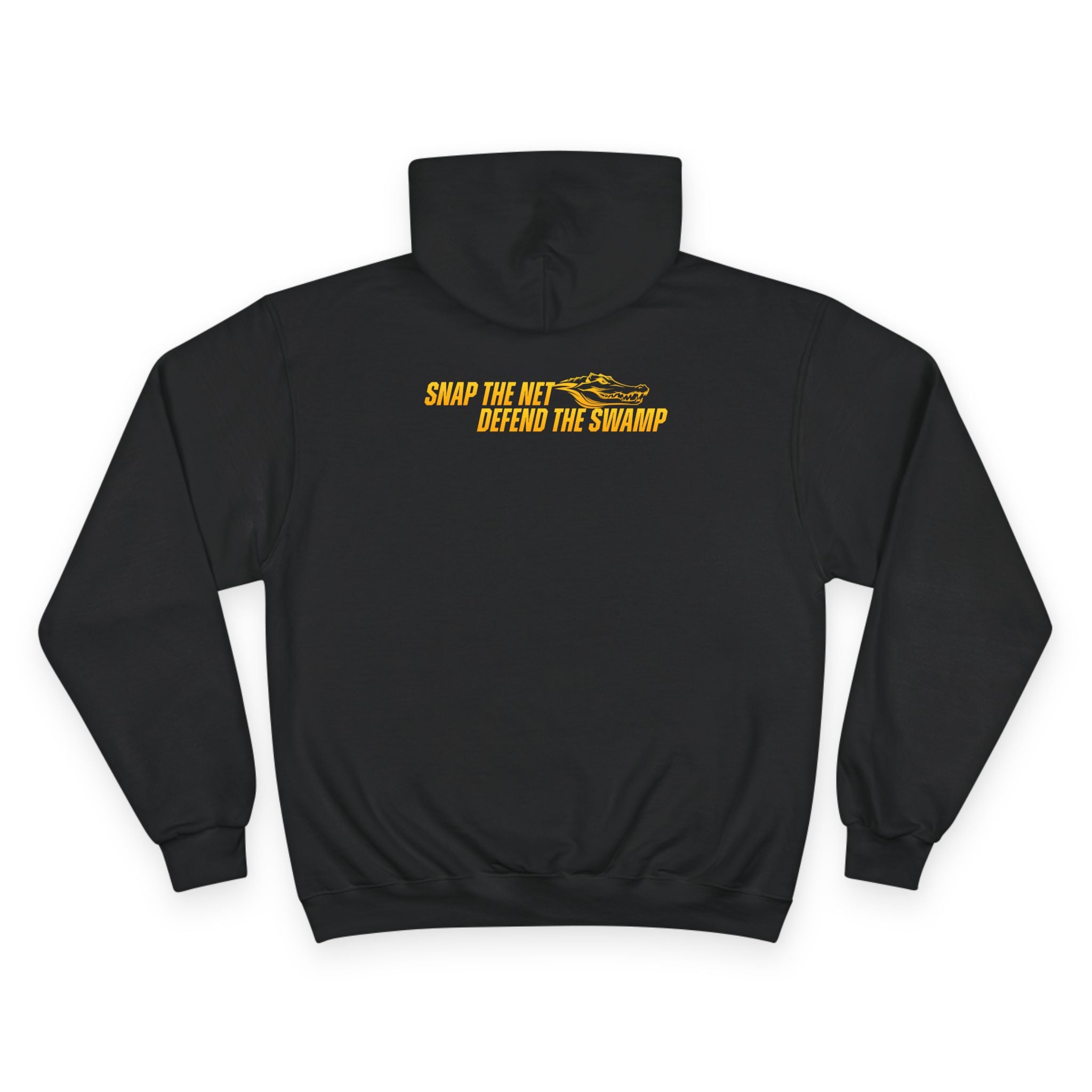 Basketball Hoodie — Snap the Net — 'Defend the Swamp' Basketball