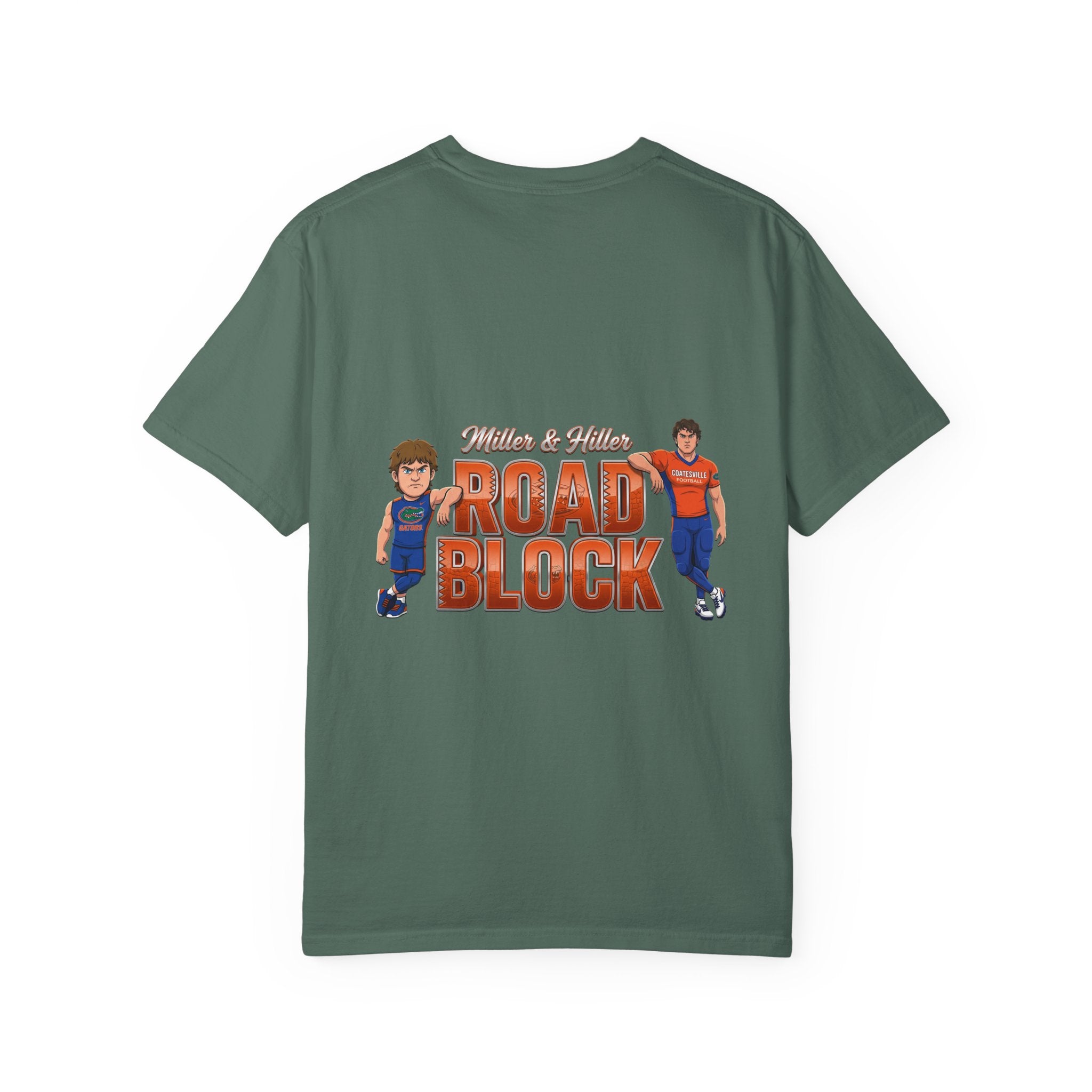 T-Shirt — "Road Block" Soccer Players Graphic Tee
