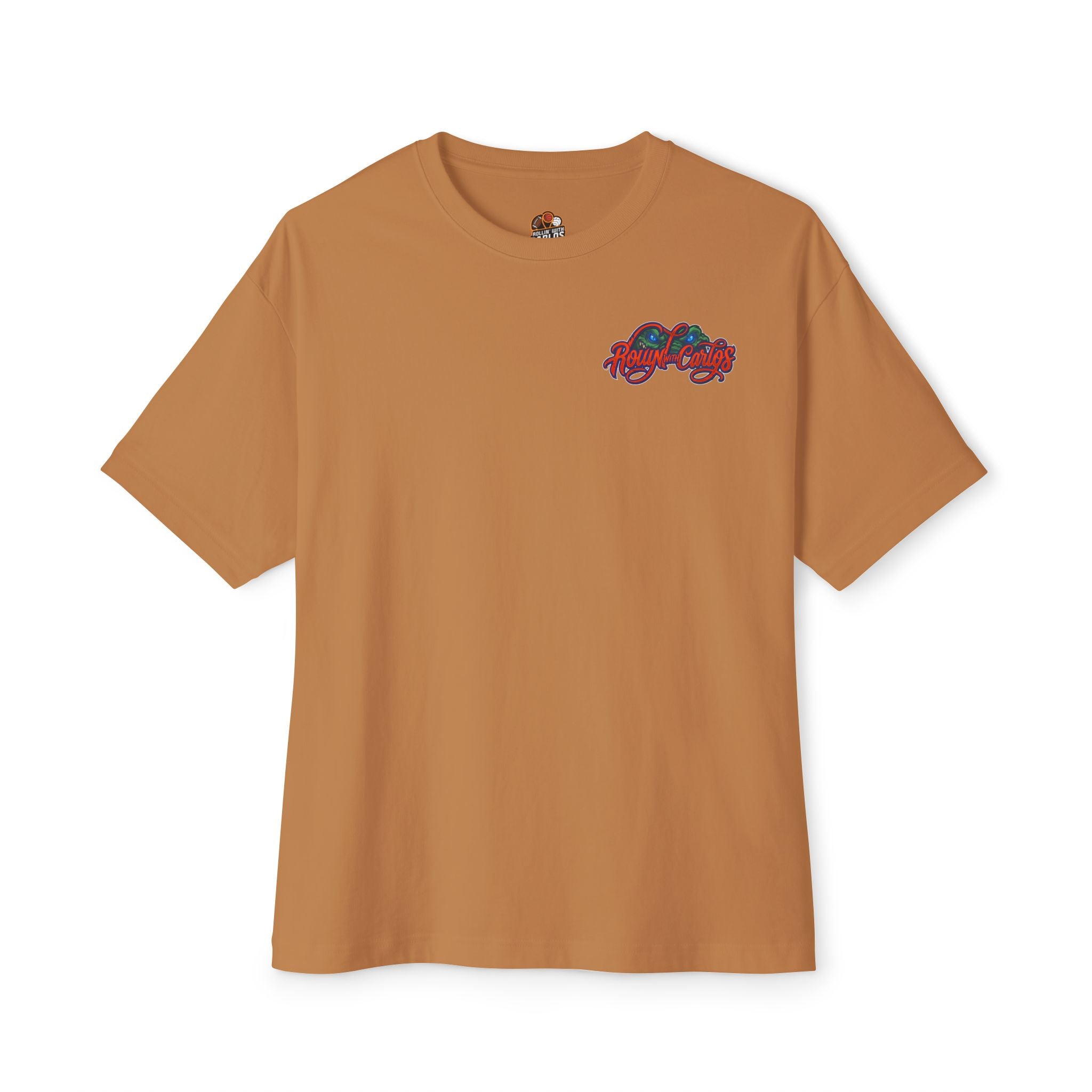Champions Retro Basketball Tee — 'Champions' Back Graphic, Mini Front Logo