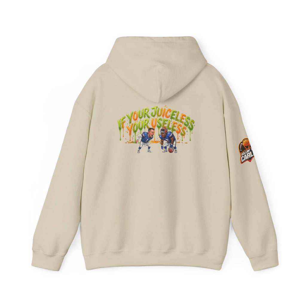 If Your Juiceless Your Useless Hoodie | Cartoon Characters, Retro Graphic
