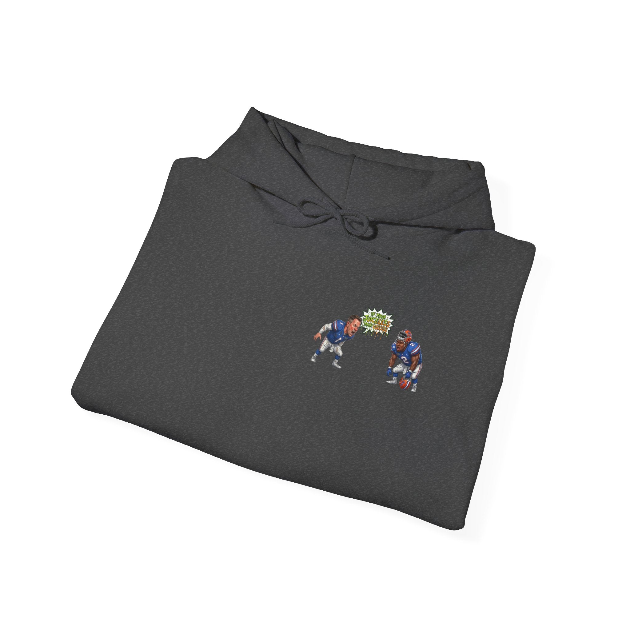 If Your Juiceless Your Useless Hoodie | Cartoon Characters, Retro Graphic