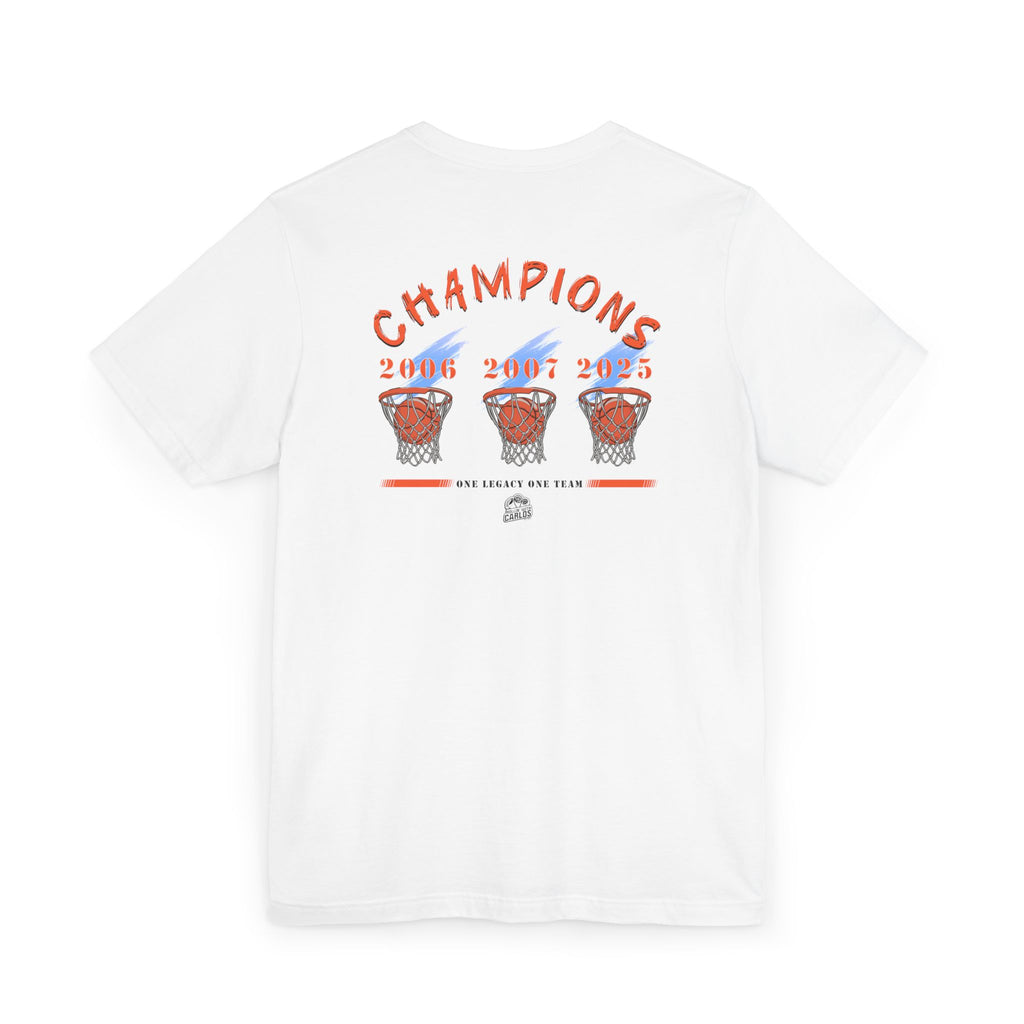 Champions Basketball Tee — Retro 2006 • 2007 • 2025 Hoop Design