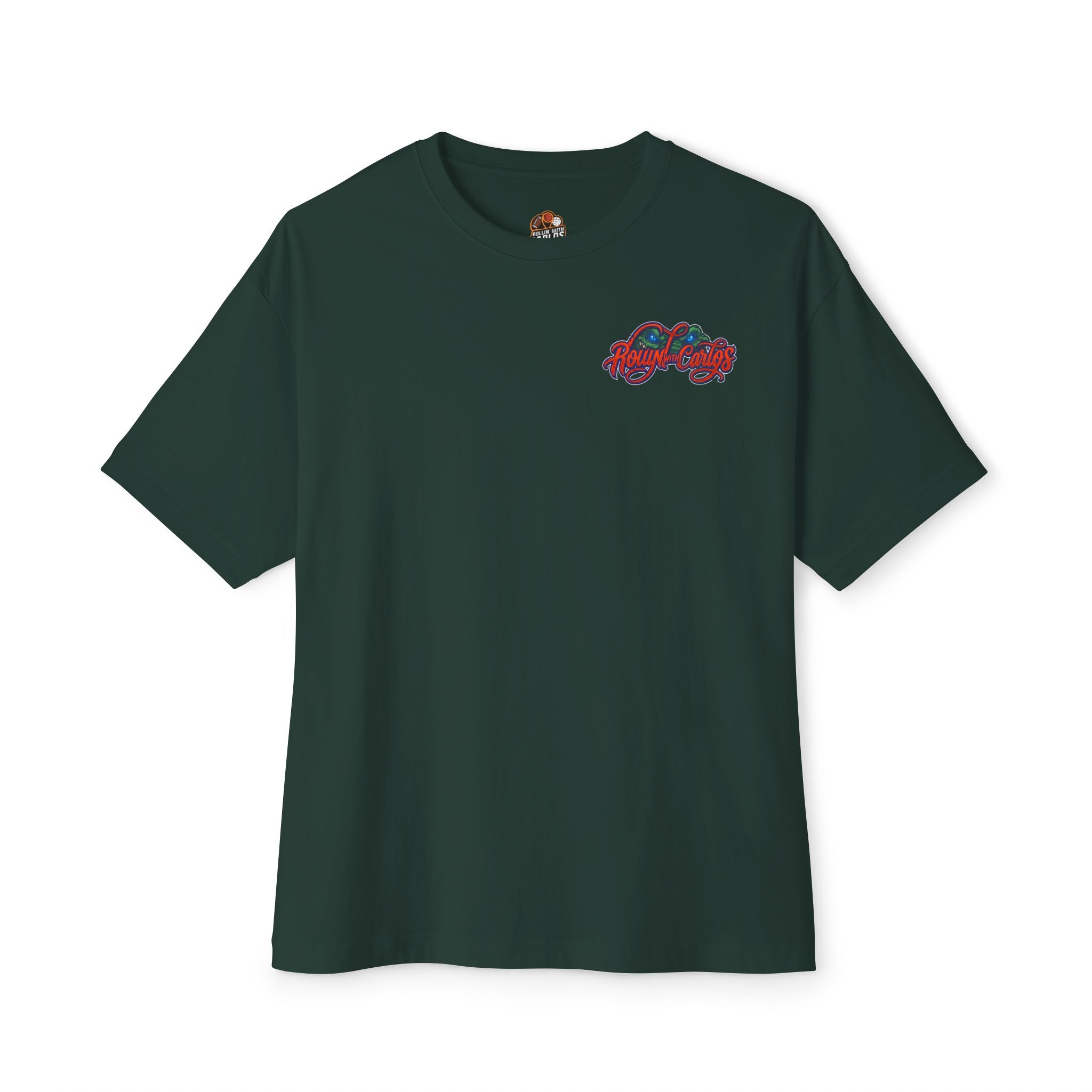 Champions Retro Basketball Tee — 'Champions' Back Graphic, Mini Front Logo