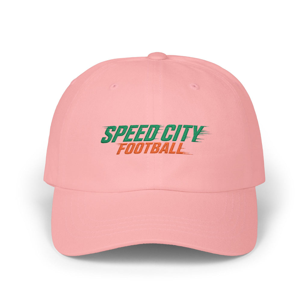 phins Speed City Football Classic Dad Cap — Embroidered Team Baseball Hat
