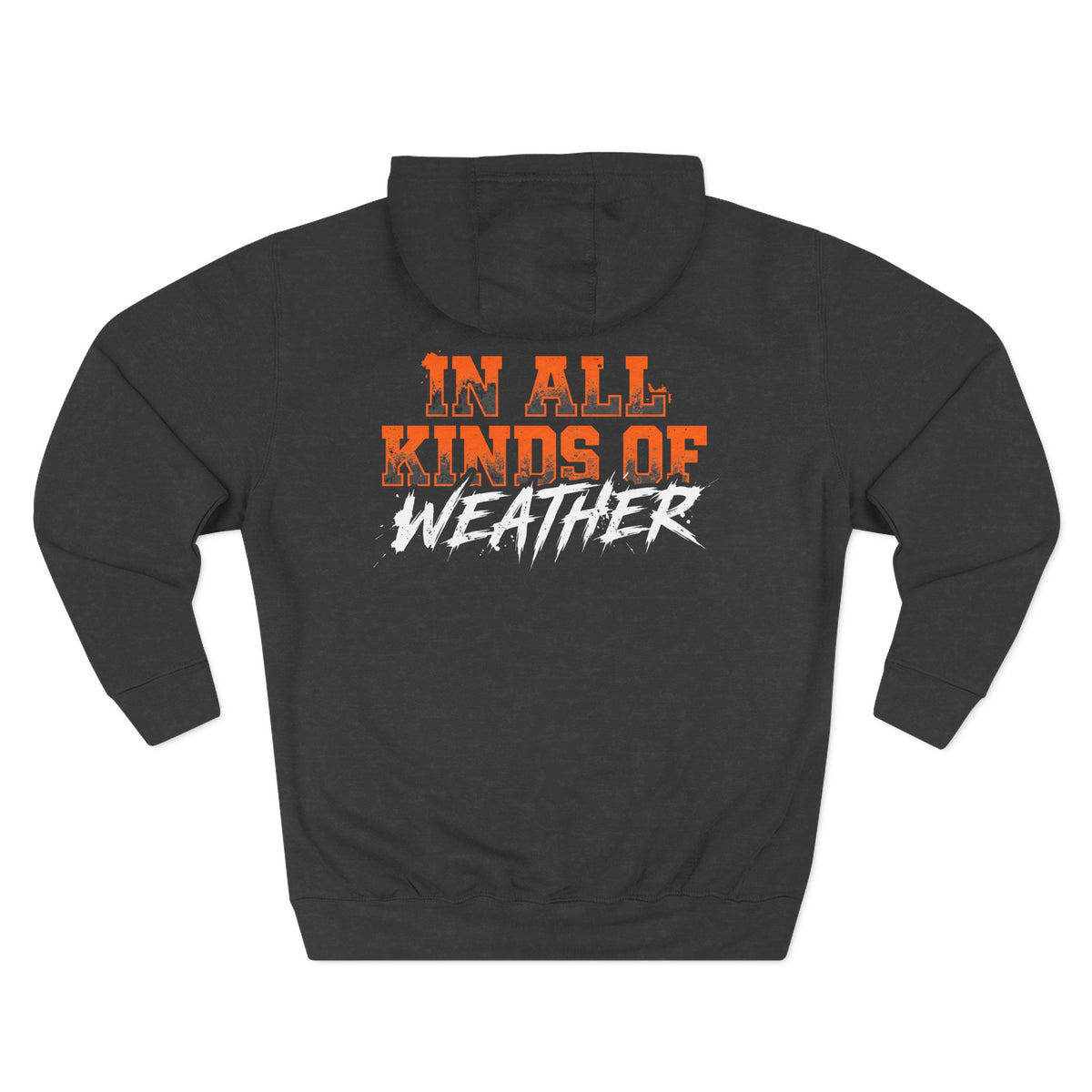 Florida Gator Face Hoodie - "In All Kinds of Weather" Graphic Fleece Pullover